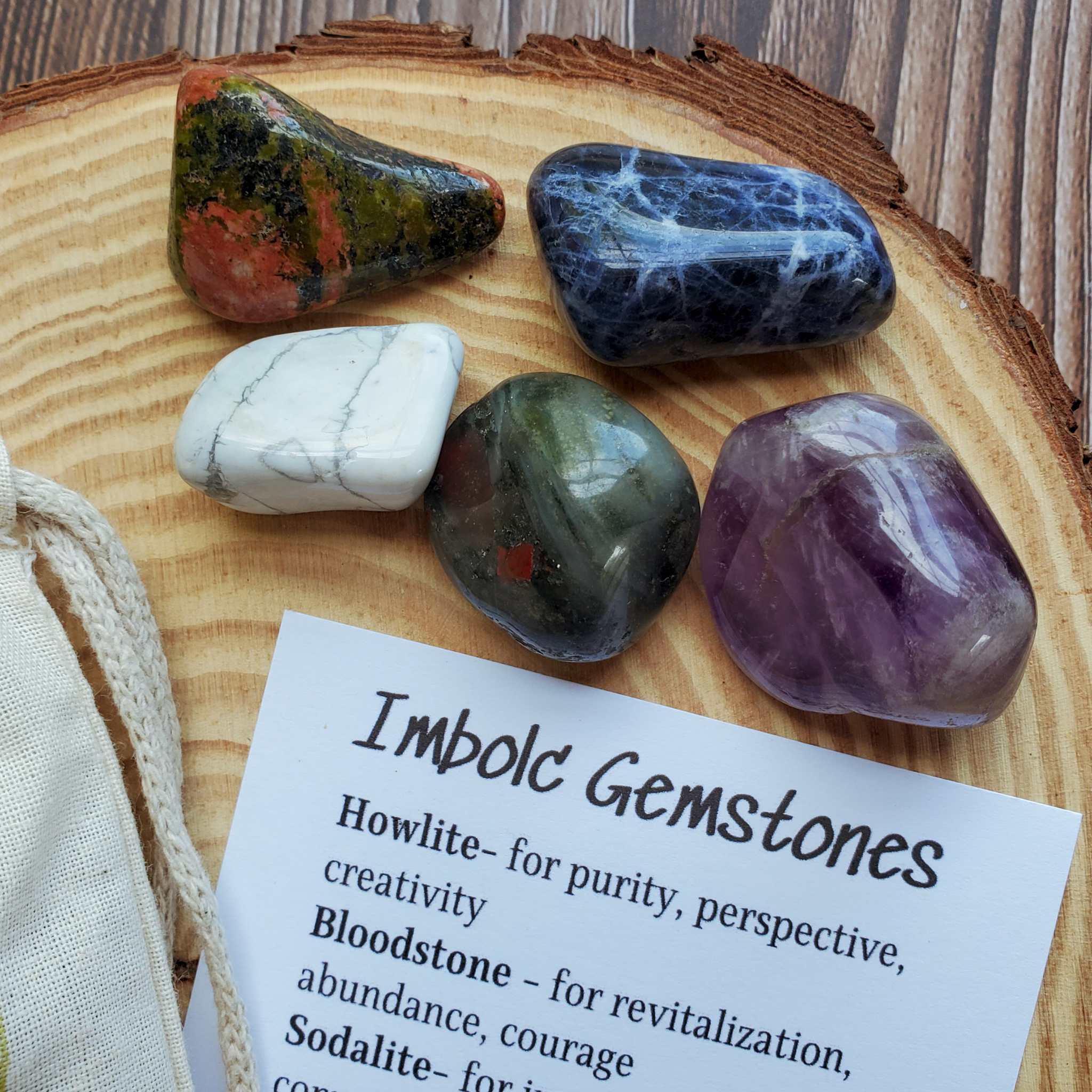 Imbolc Gemstone Set – Renewal Crystal Collection for Clarity, Inspiration & New Beginnings