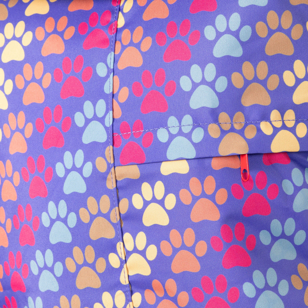 Paw Print Packable Backpack