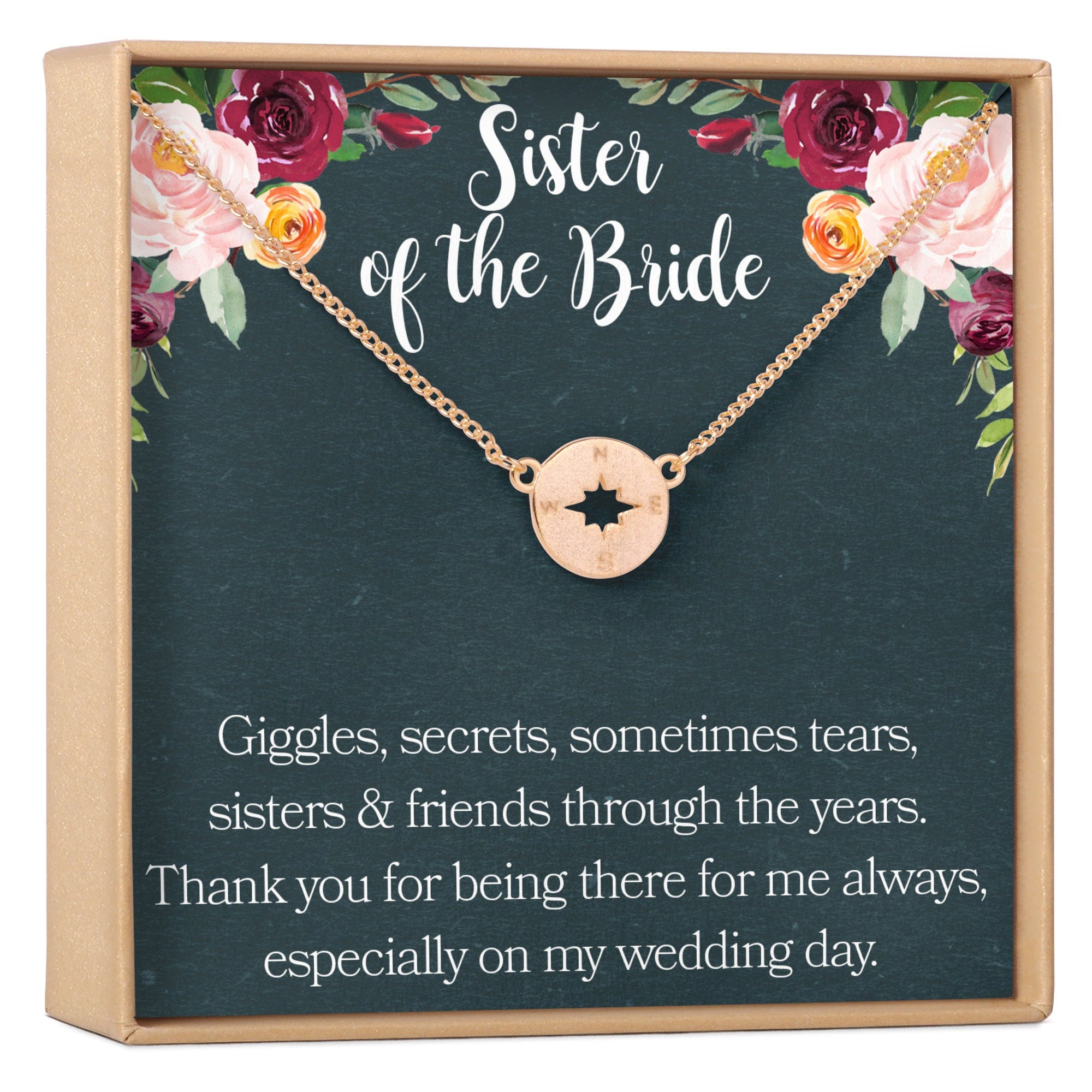 Sister of the Bride Necklace Multiple Styles
