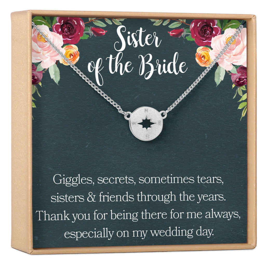 Sister of the Bride Necklace Multiple Styles