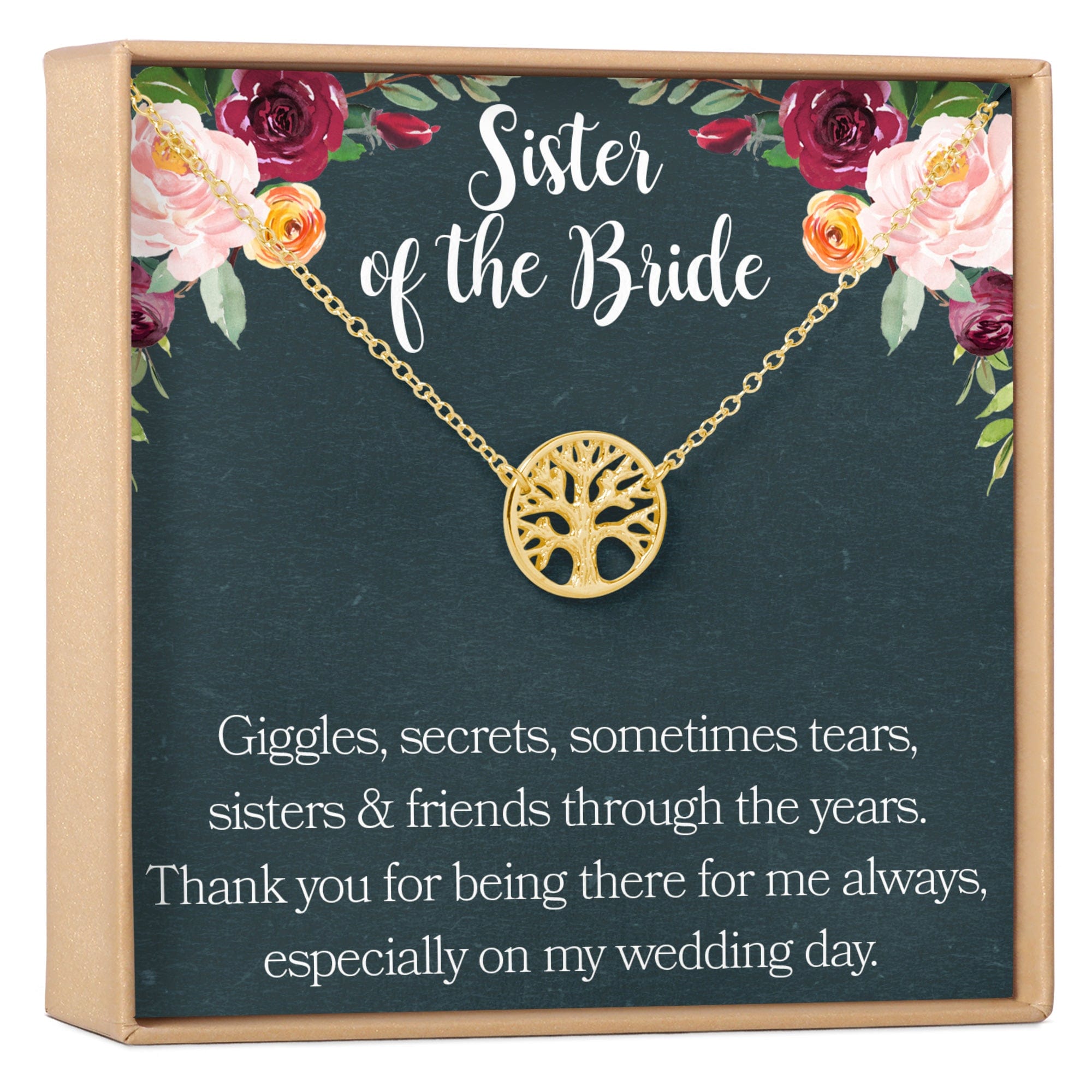 Sister of the Bride Necklace Multiple Styles