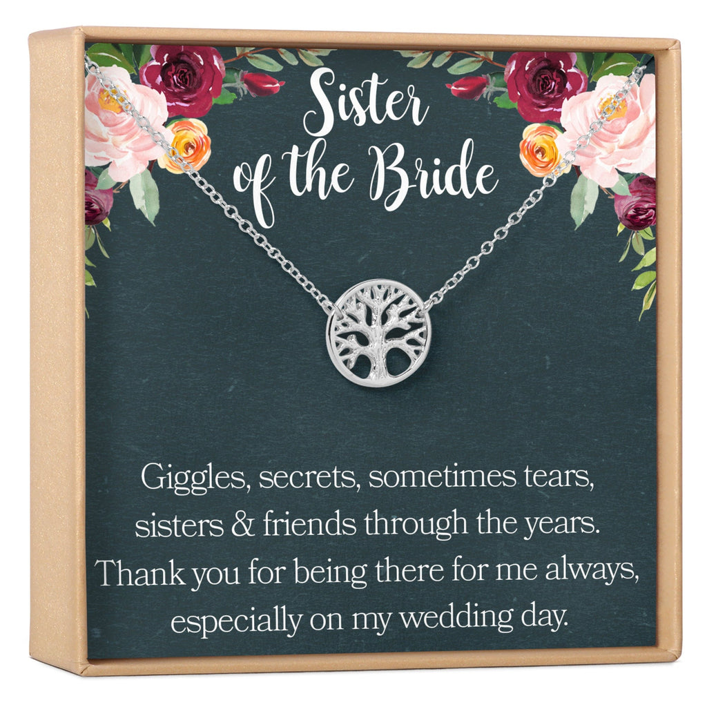 Sister of the Bride Necklace Multiple Styles