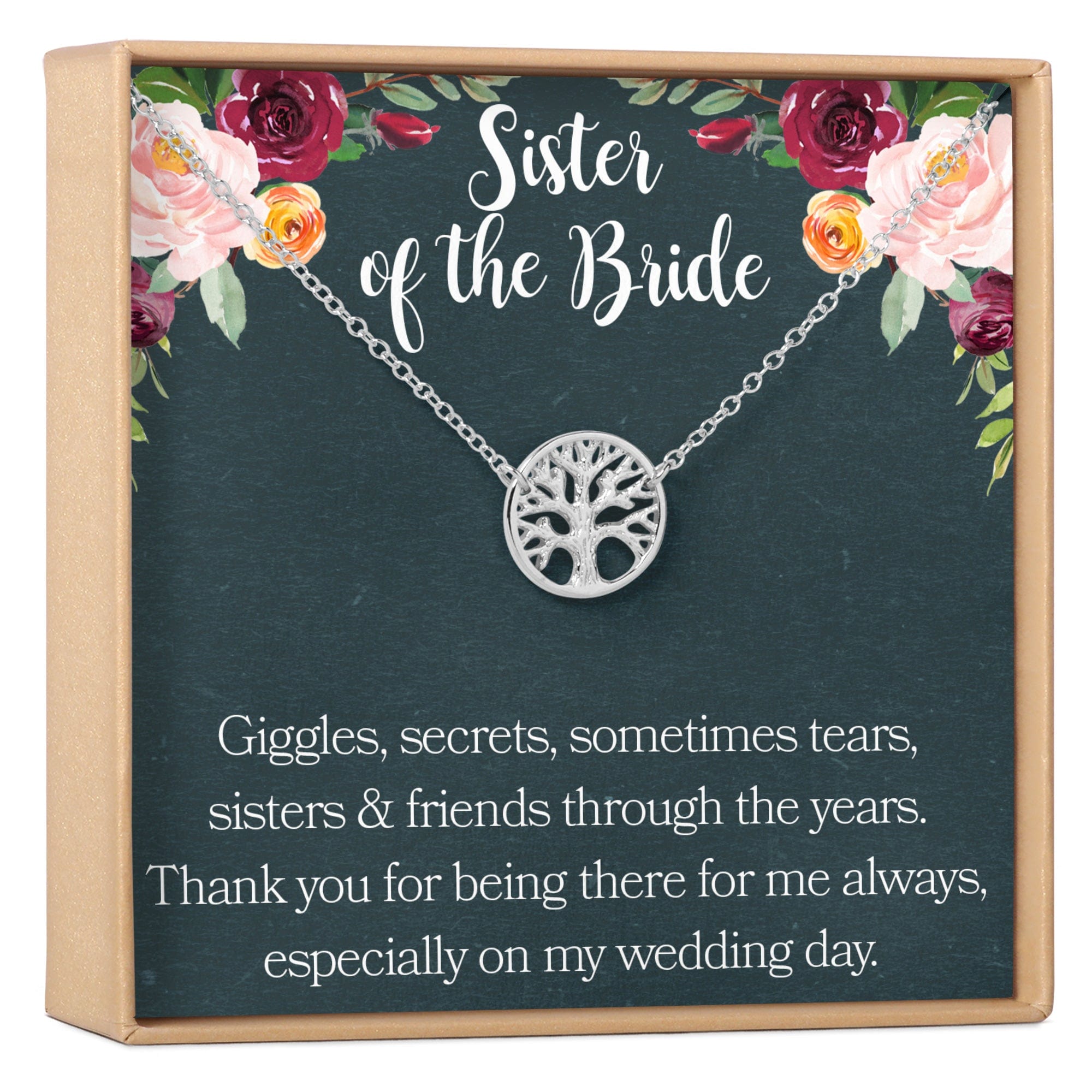 Sister of the Bride Necklace Multiple Styles