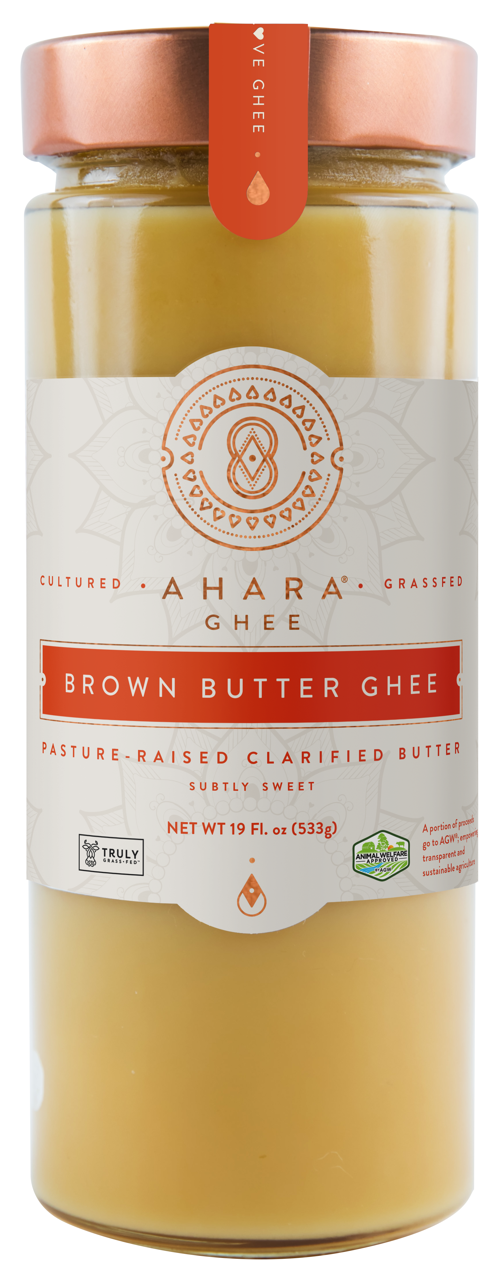 Grass-Fed Brown Butter Ghee | Ahara Rasa