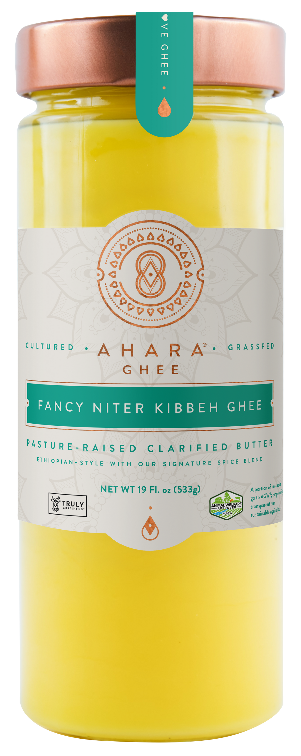 Grass-Fed Fancy Niter Kibeh Ghee | Ahara Rasa