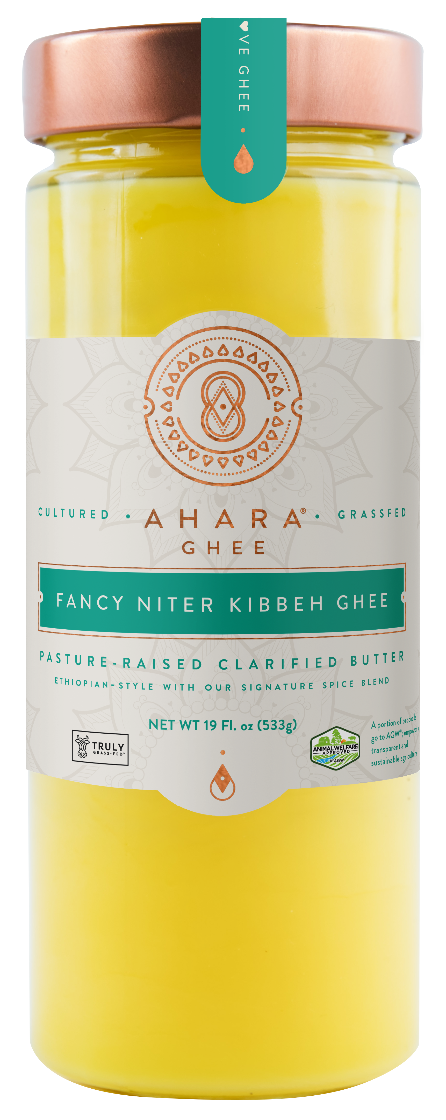 Grass-Fed Fancy Niter Kibeh Ghee | Ahara Rasa
