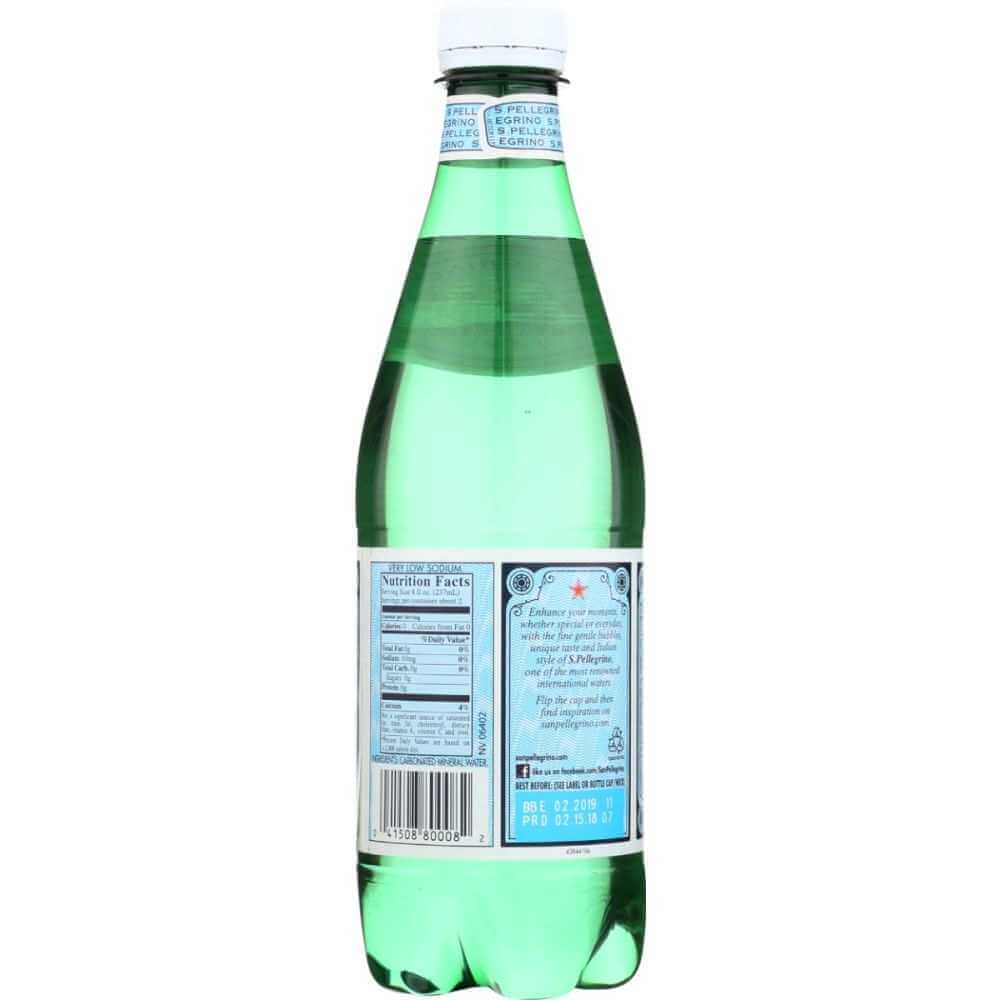 SAN PELLEGRINO: Sparkling Mineral Water Plastic Bottle, 500 ml