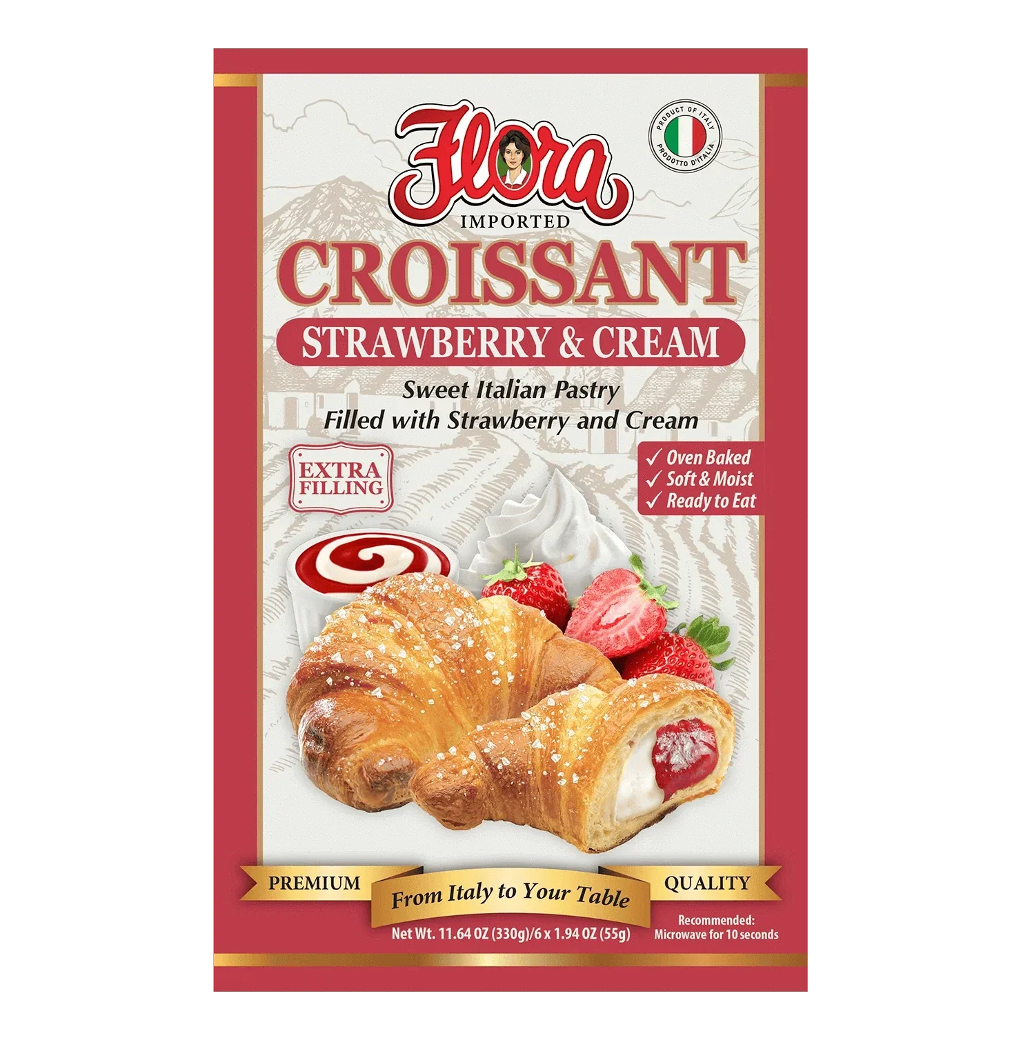 Croissants - Strawberry & Cream - 11.64 oz