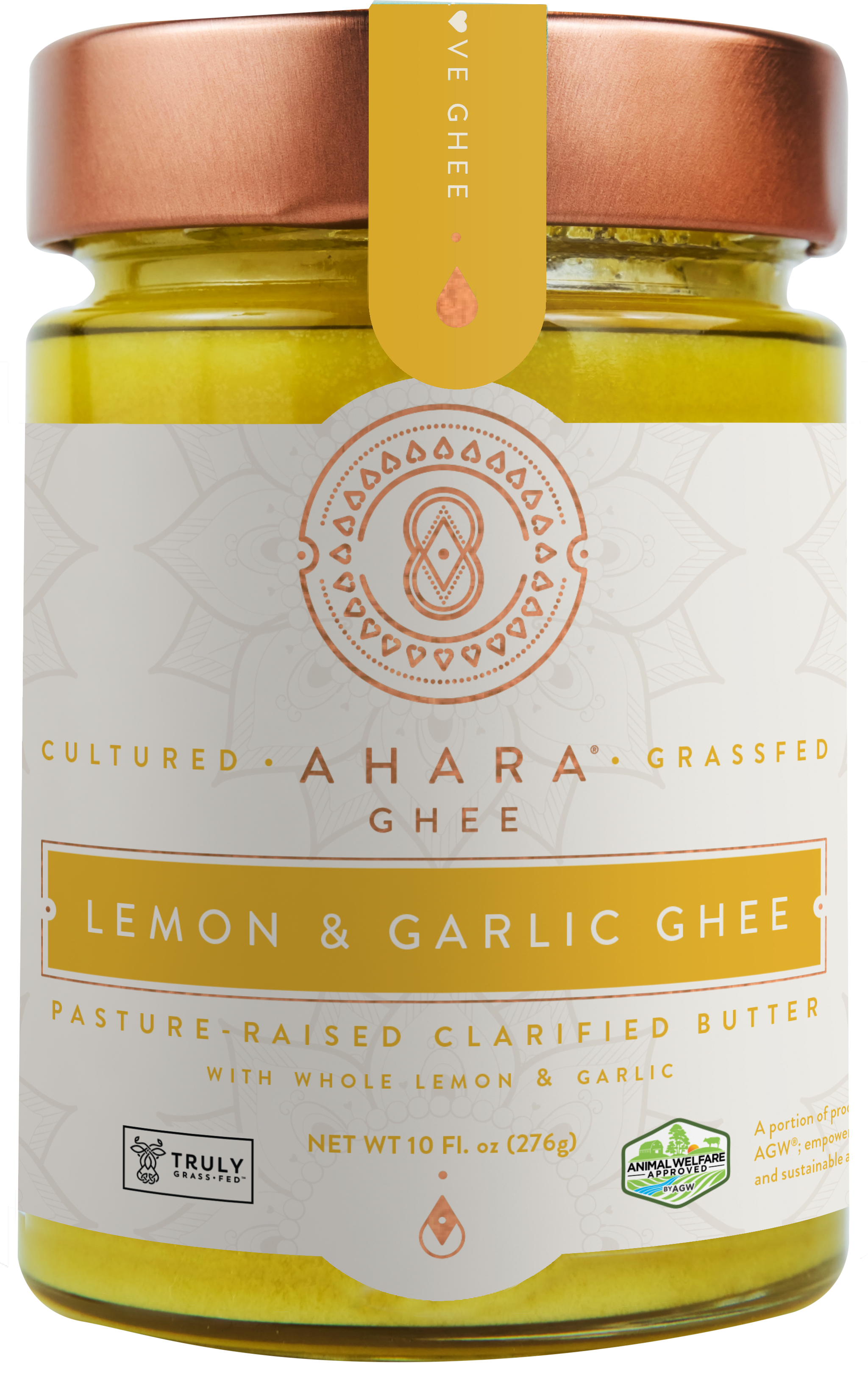 Grass-Fed Lemon & Garlic Ghee | Ahara Rasa