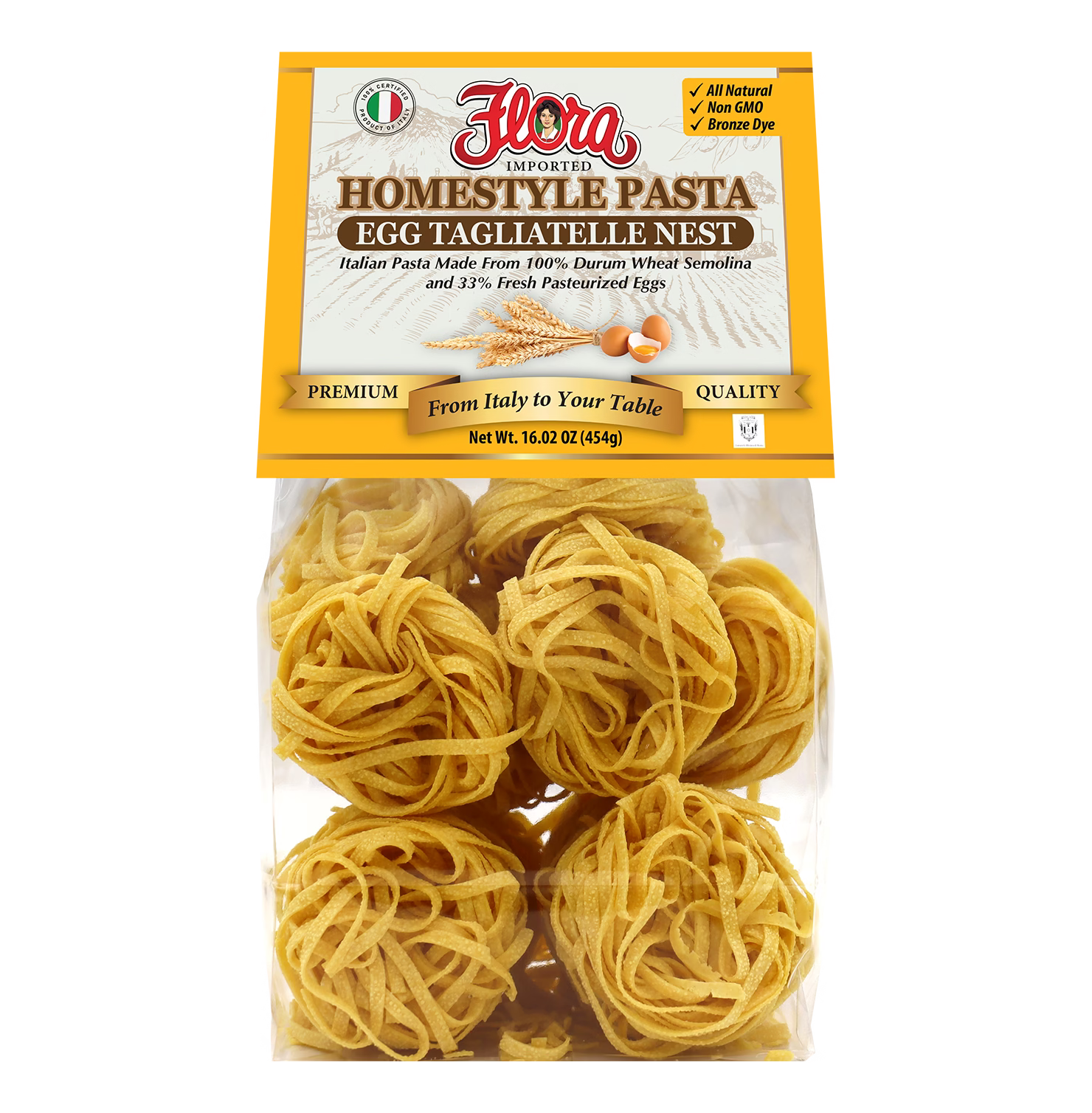 Homestyle Egg Tagliatelle Pasta Nest - 16.02 oz