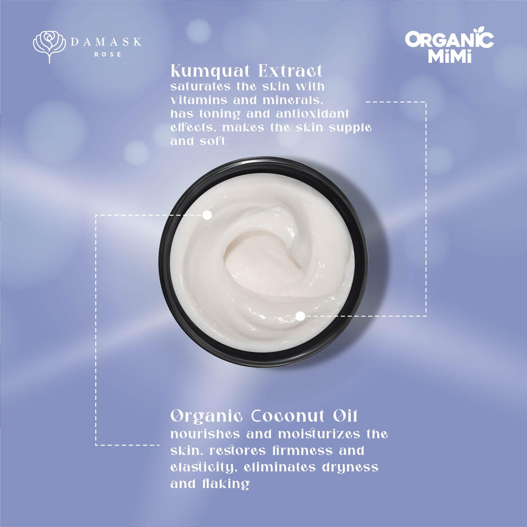 Organic Mimi, Body Cream Moisturizing Coconut & Kumquat, 200 ml