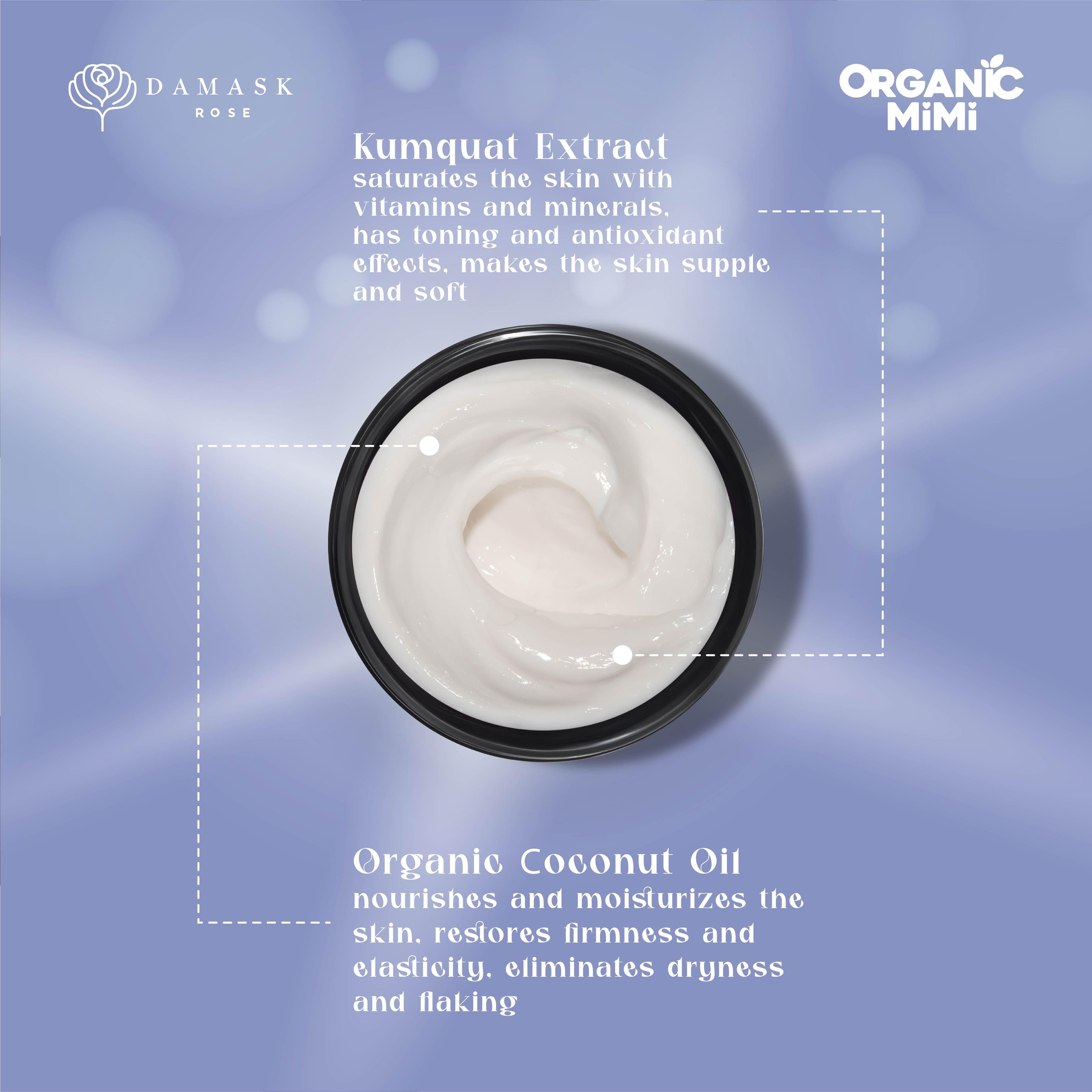 Organic Mimi, Body Cream Moisturizing Coconut & Kumquat, 200 ml