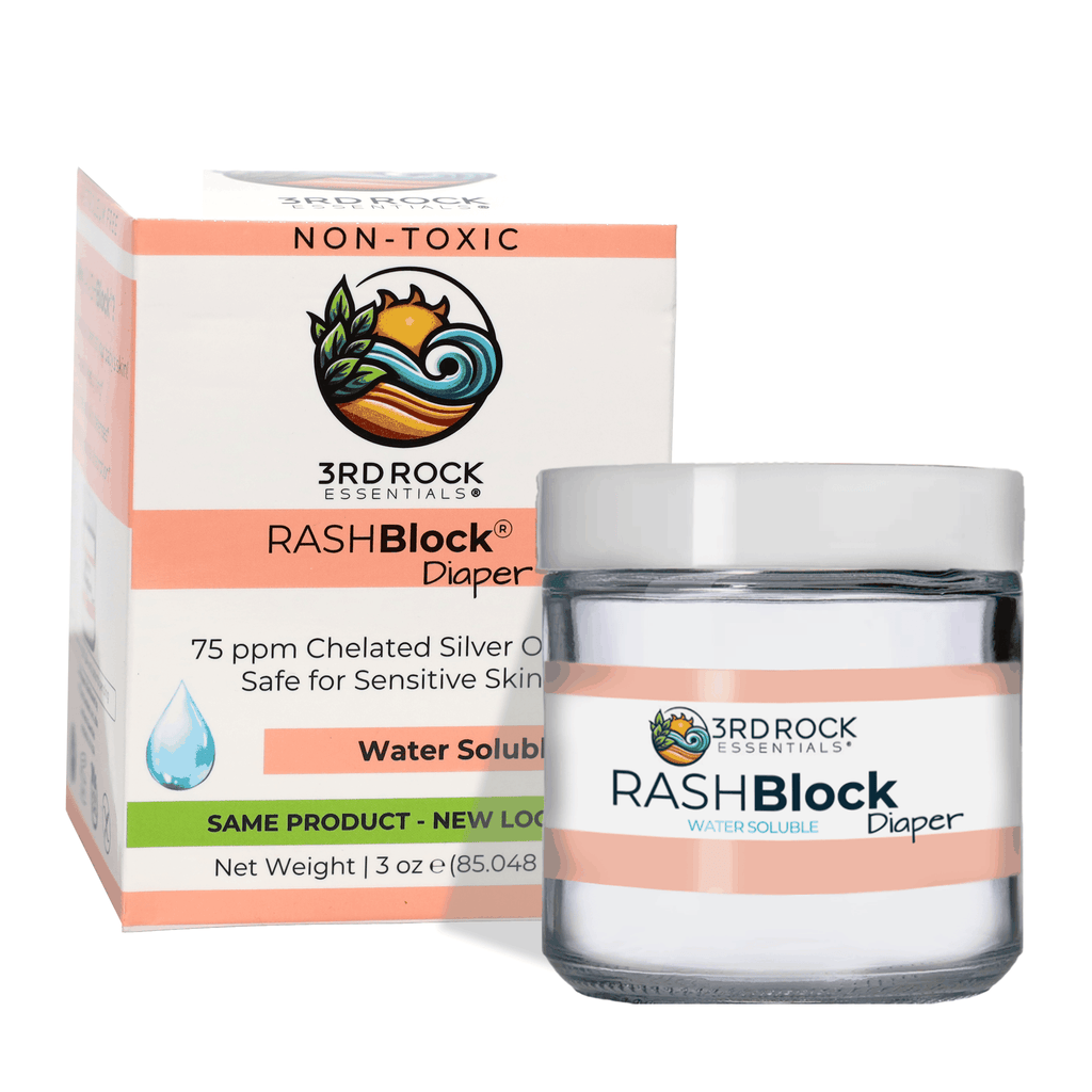 RASHBlock® Diaper 75ppm Silver Diaper Care Ointment - Water Soluble 3 oz