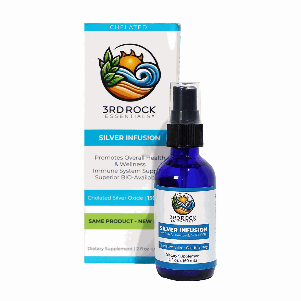 Silver Infusion 150 PPM Chelated Silver Oxide Supplement - 2 oz. Spray