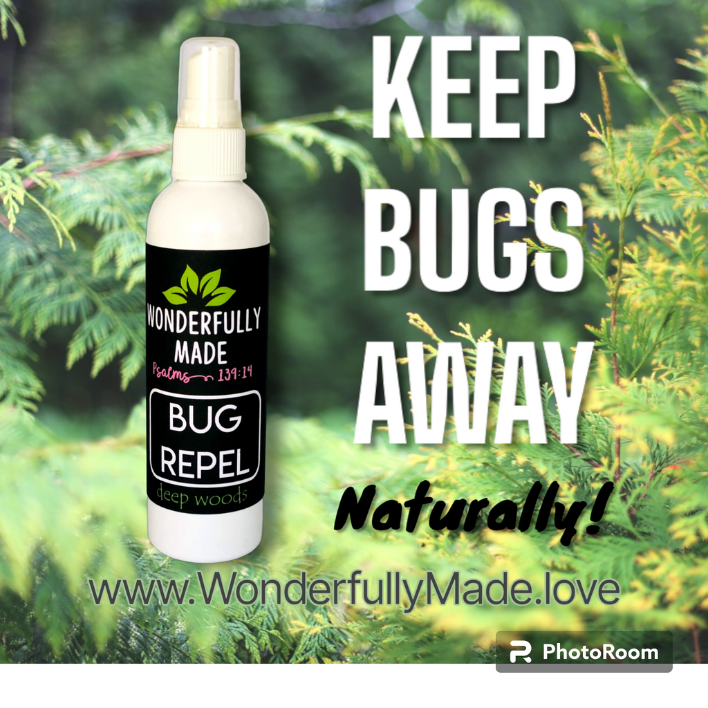 BUG REPEL- Deep woods bug spray | tick repel | mosquito repellant | natural essential oils | organic | non-toxic | deet free bug spray