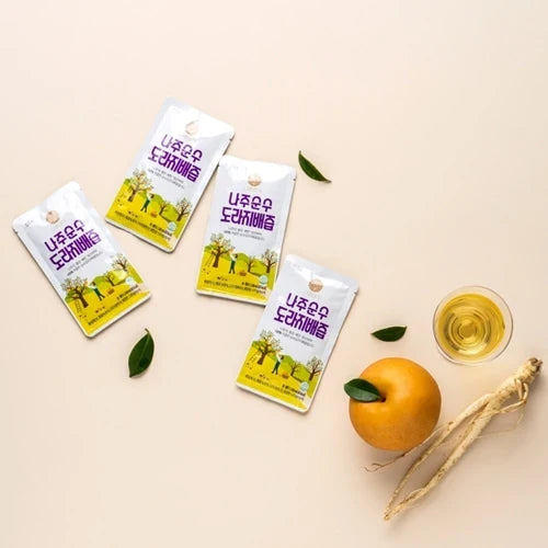 Najuiga Pure Balloon Flower Root and Pear Juice (100ml, 3.4fl oz x 20 Pouches)