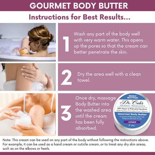 40 - Dr. Cole's Gourmet Body Butter - LAVENDER