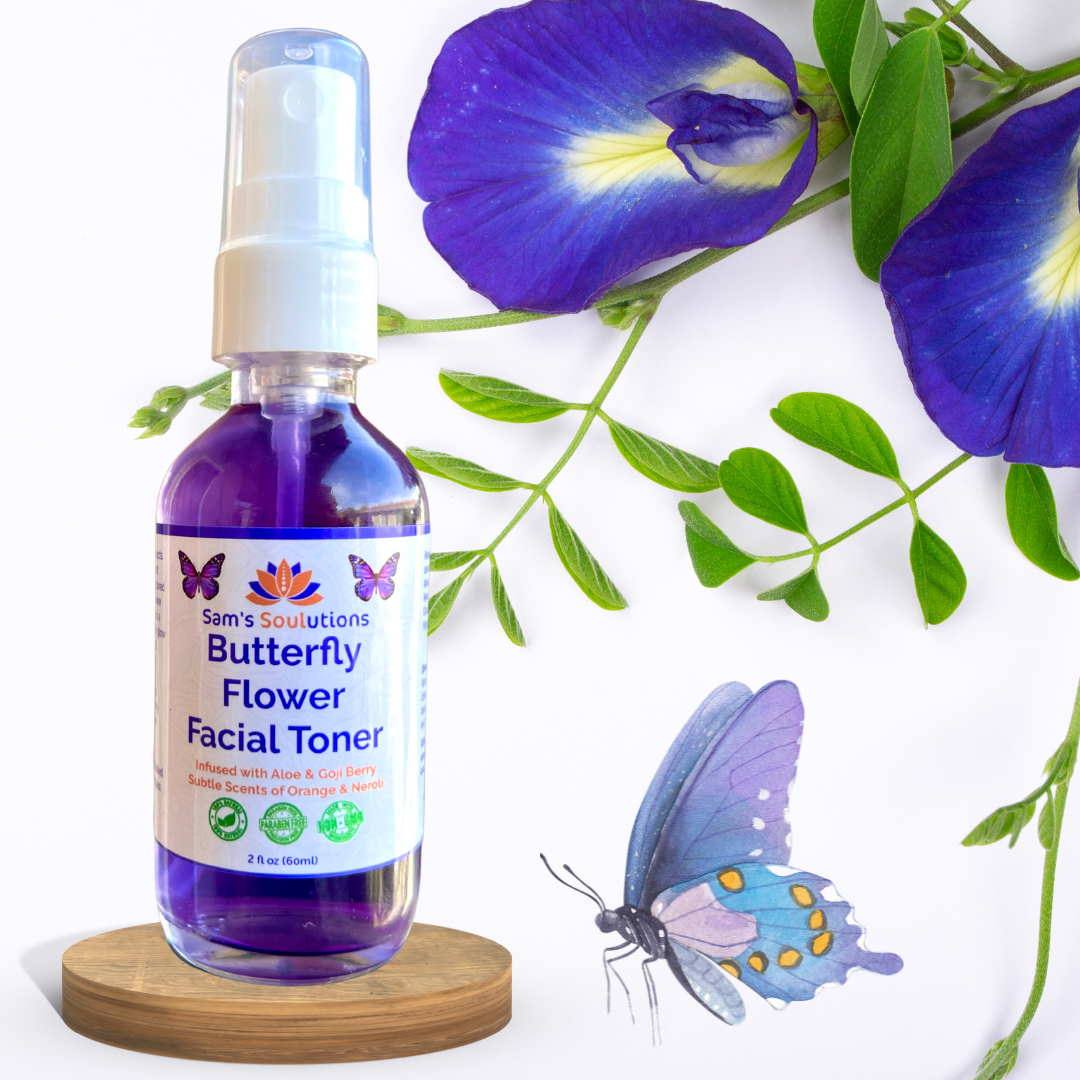 Butterfly Flower Facial Toner