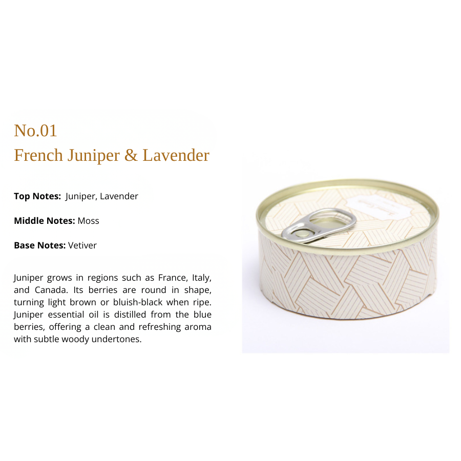 Vintage Canned Scented Candle, Handmade Soy Wax Candle with Light and Elegant Aroma, Clean and Low-Smoke Decorative Candle for Home Décor and Gift Giving