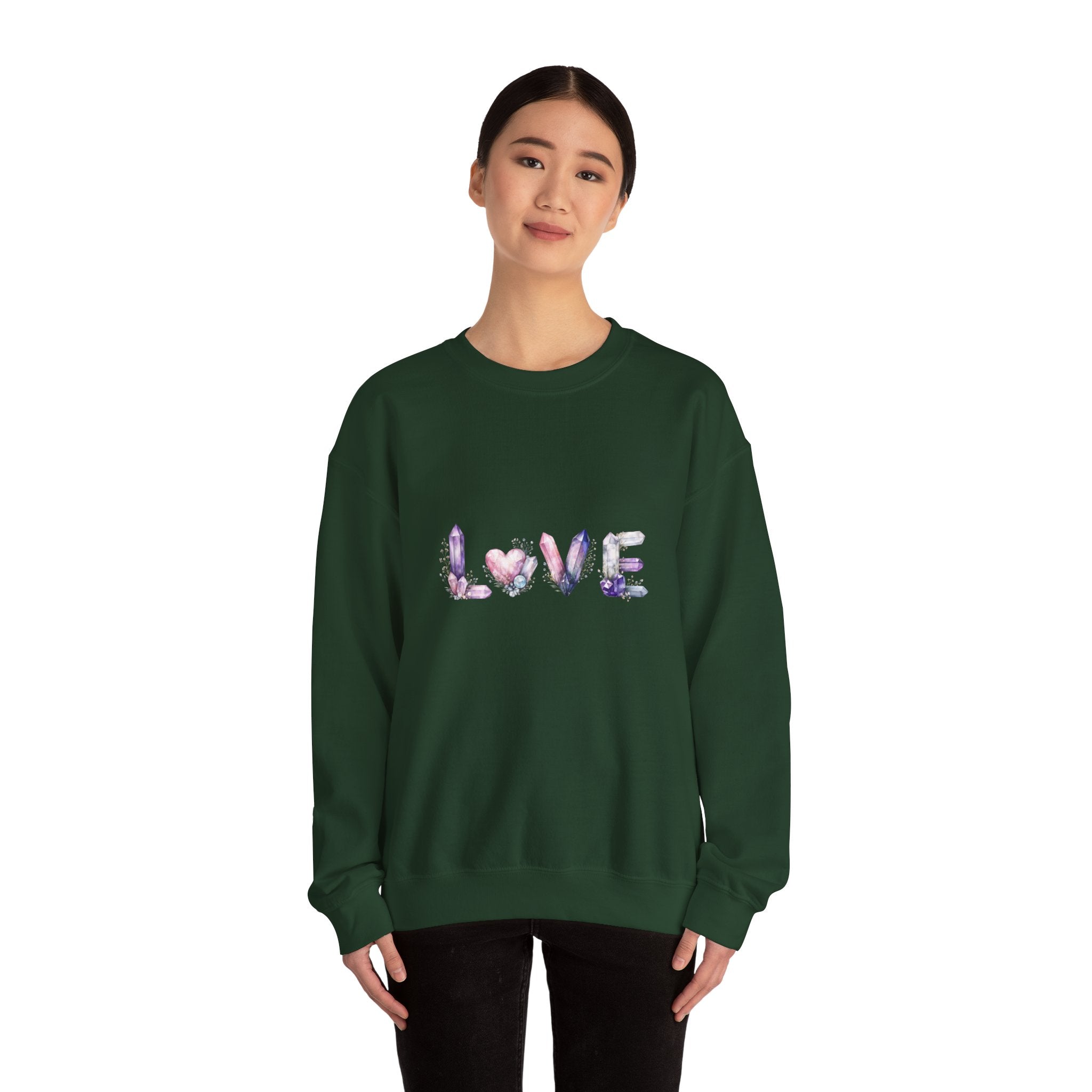 LOVE Crystal Letter Design