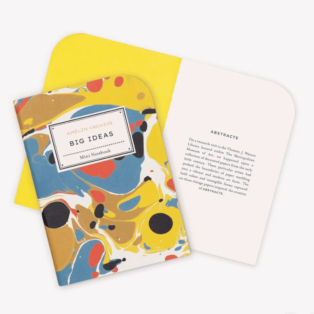 BIG IDEAS NOTEBOOK, SET OF 3 - ABSTRACTE/ARP/CHIMIE DES FLEURS