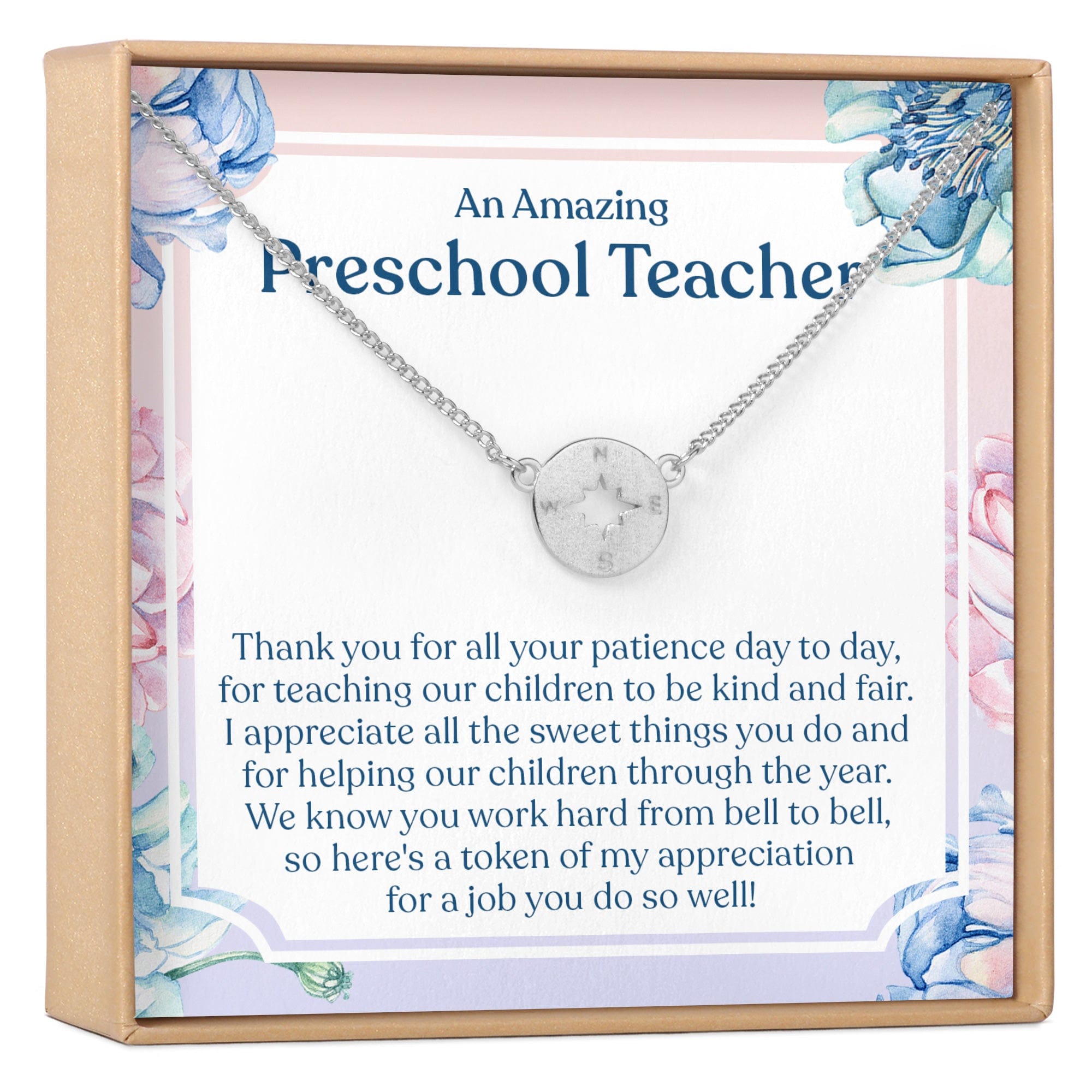 Preschool Teacher Necklace, Multiple Styles Jewelry