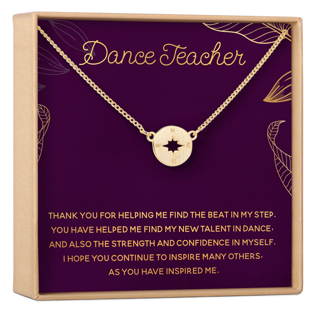 Dance Teacher Necklace, Multiple Styles Jewelry