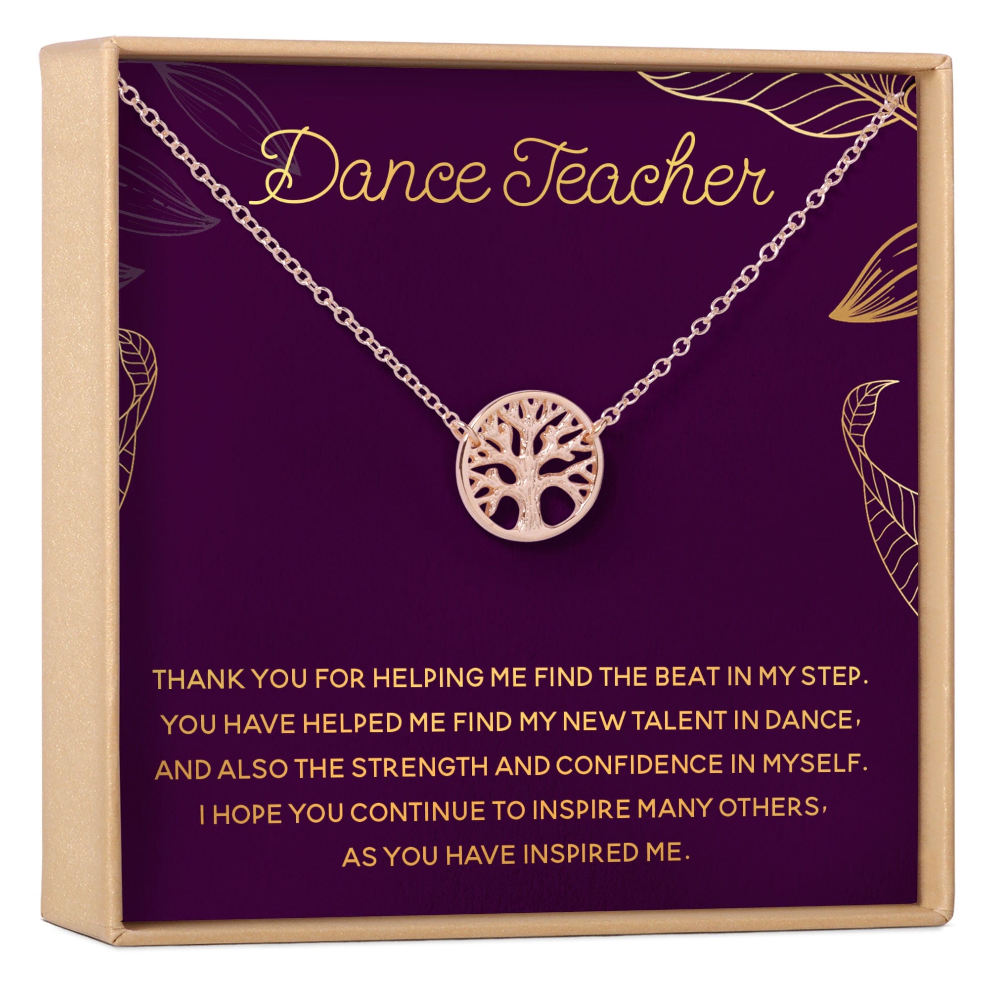 Dance Teacher Necklace, Multiple Styles Jewelry