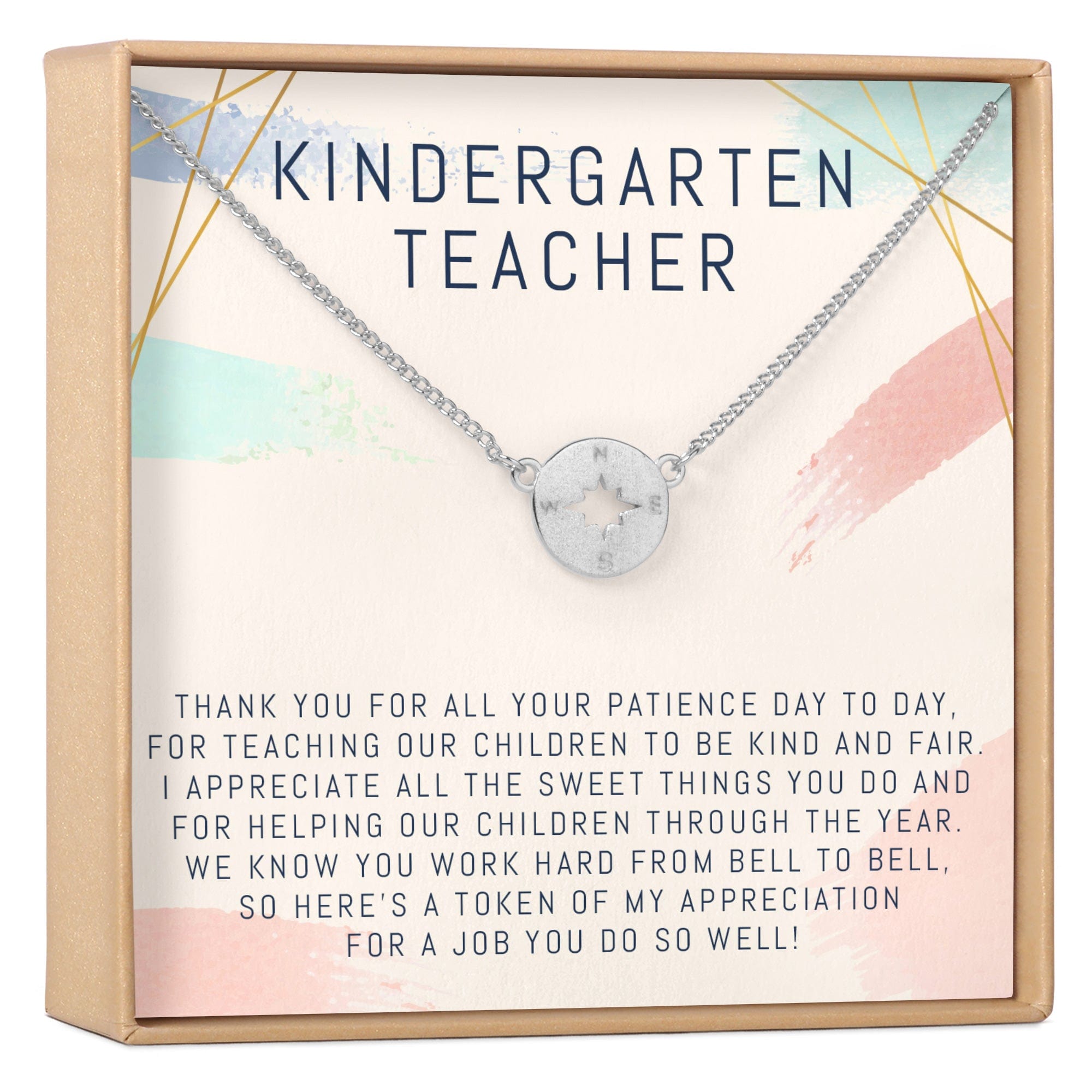 Kindergarten Teacher Necklace, Multiple Styles Jewelry