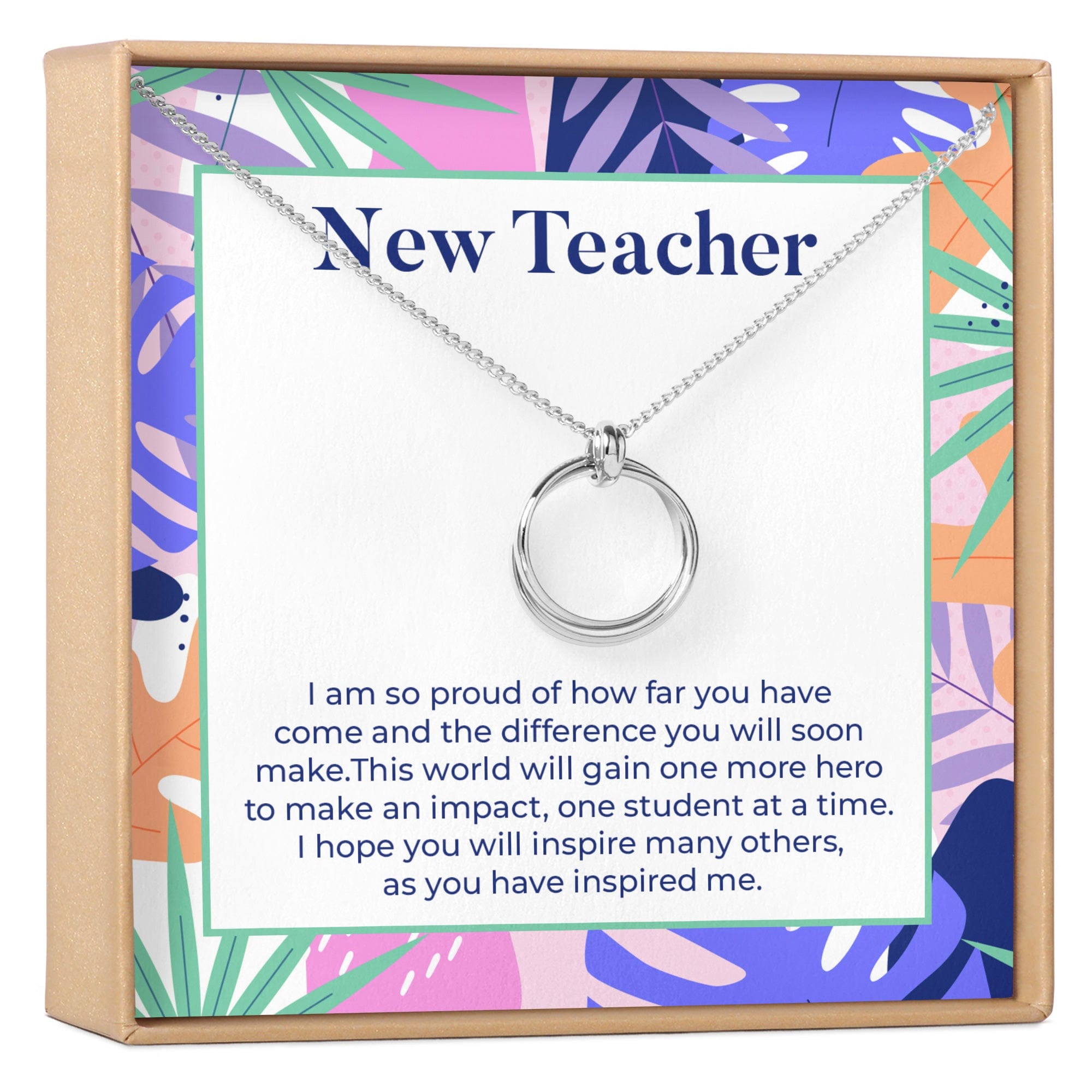 New Teacher Necklace, Multiple Styles Jewelry