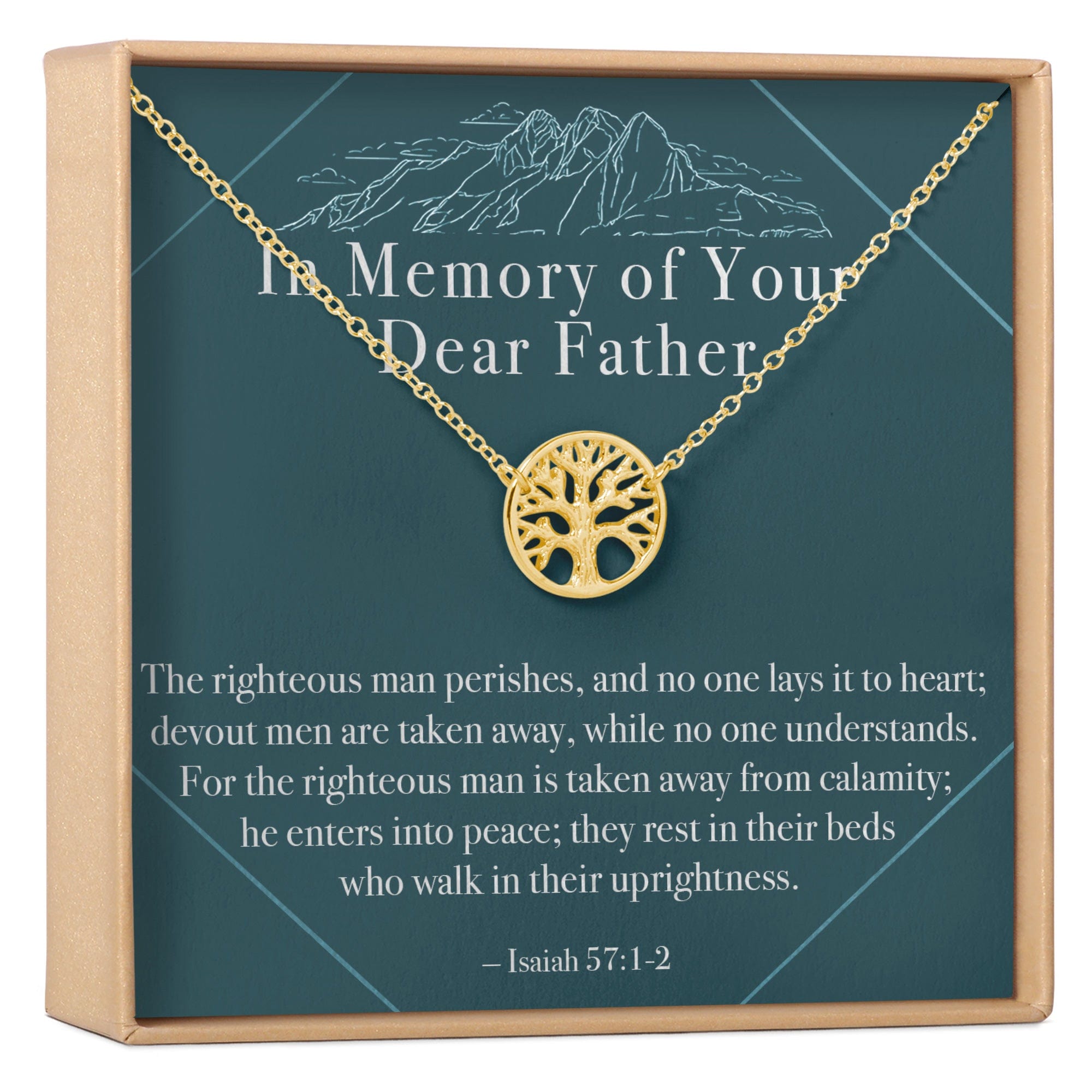 Loss of Father Necklace, Multiple Styles Necklace