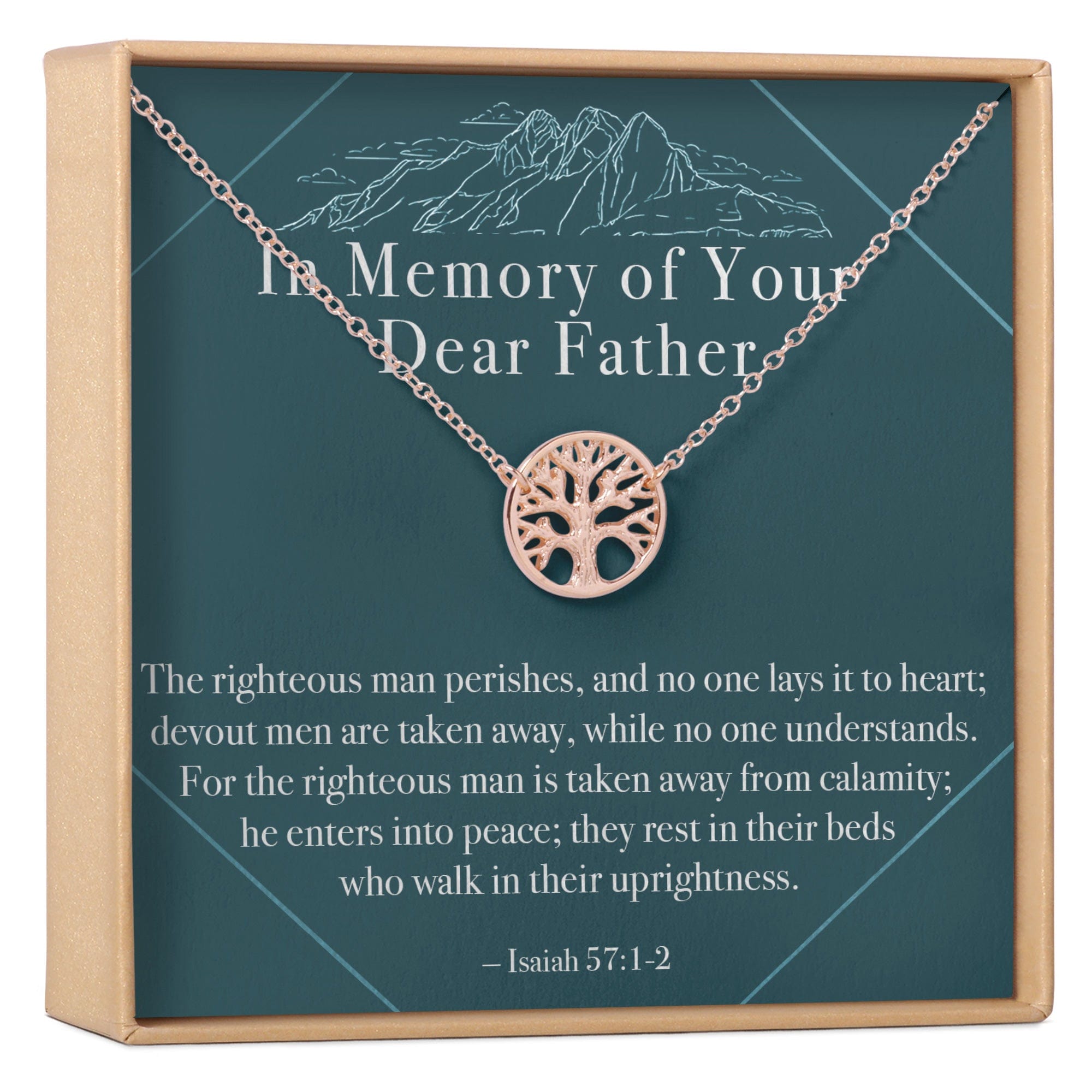 Loss of Father Necklace, Multiple Styles Necklace