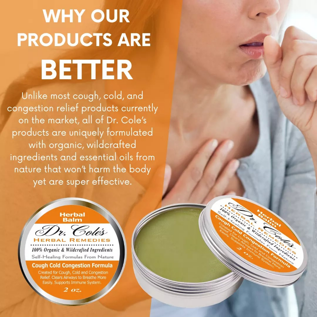 26 - Dr. Cole’s Organic Cough Cold Congestion Relief Balm