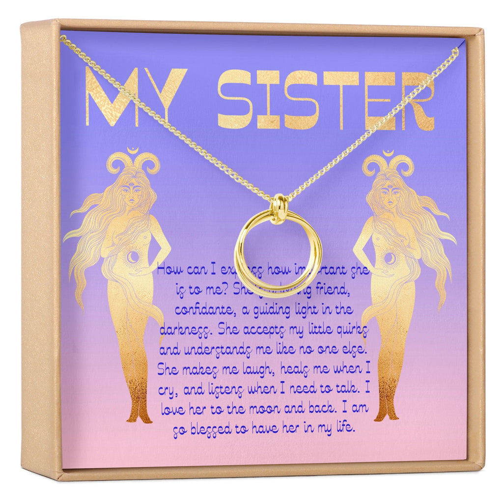 Sister Christmas  - Heartfelt Card & Jewelry Gift Set