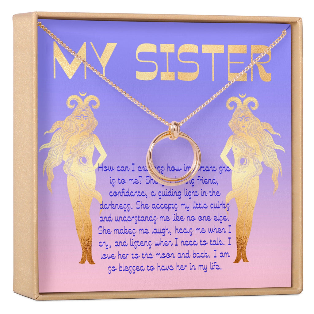 Sister Christmas  - Heartfelt Card & Jewelry Gift Set