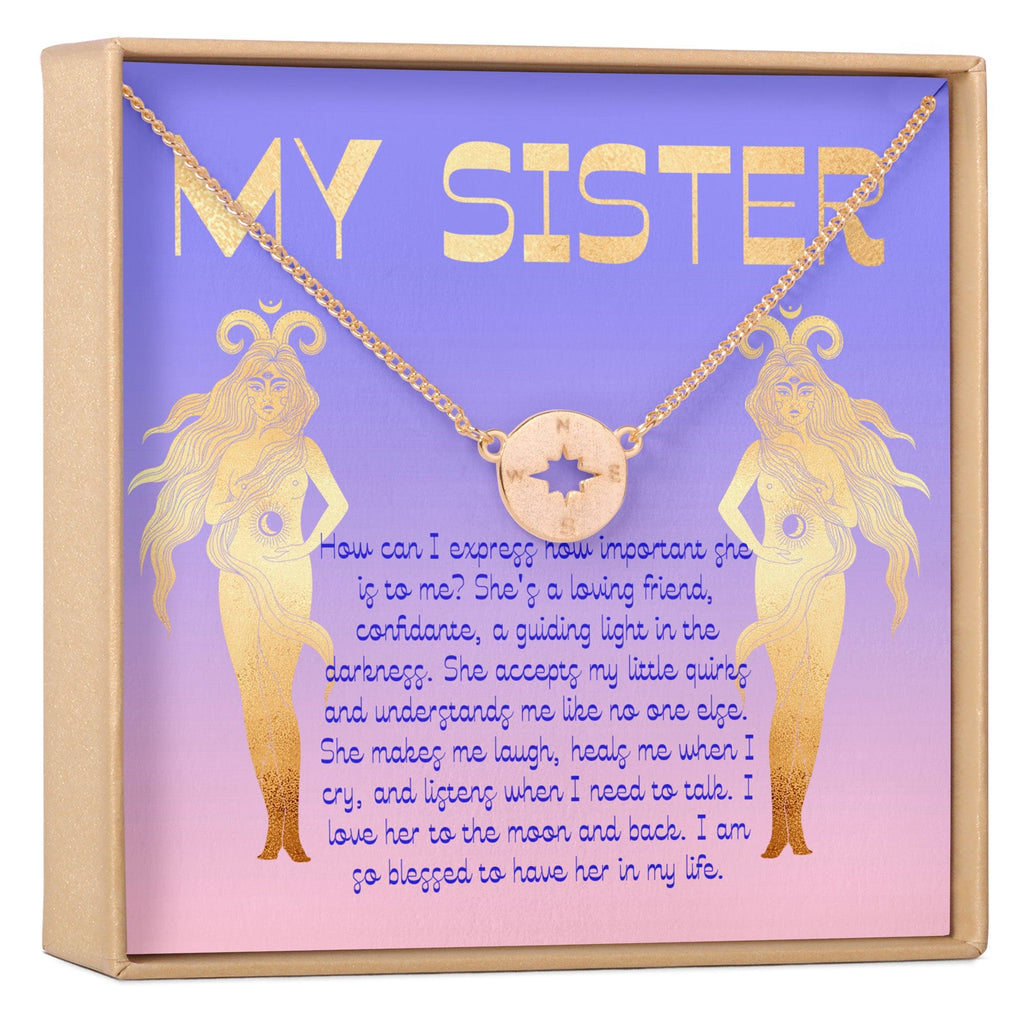 Sister Christmas  - Heartfelt Card & Jewelry Gift Set