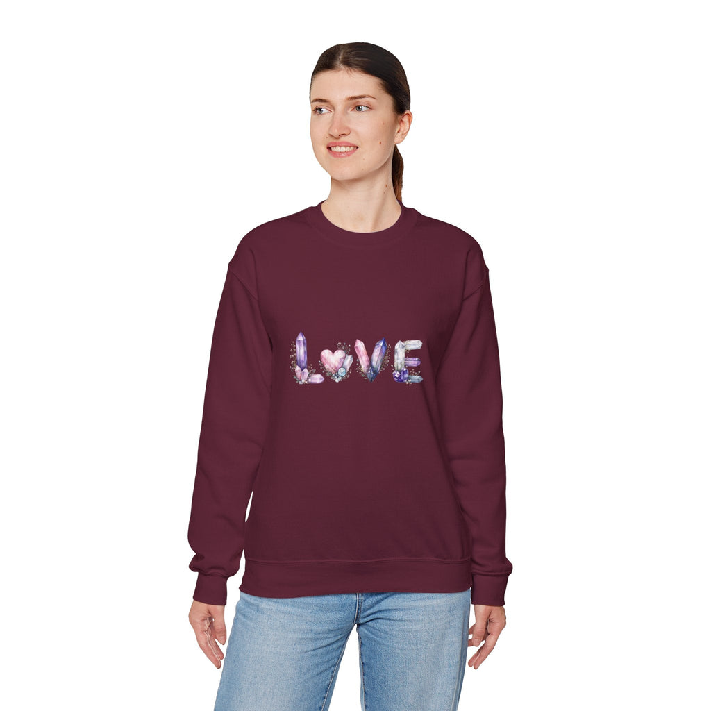 LOVE Crystal Letter Design