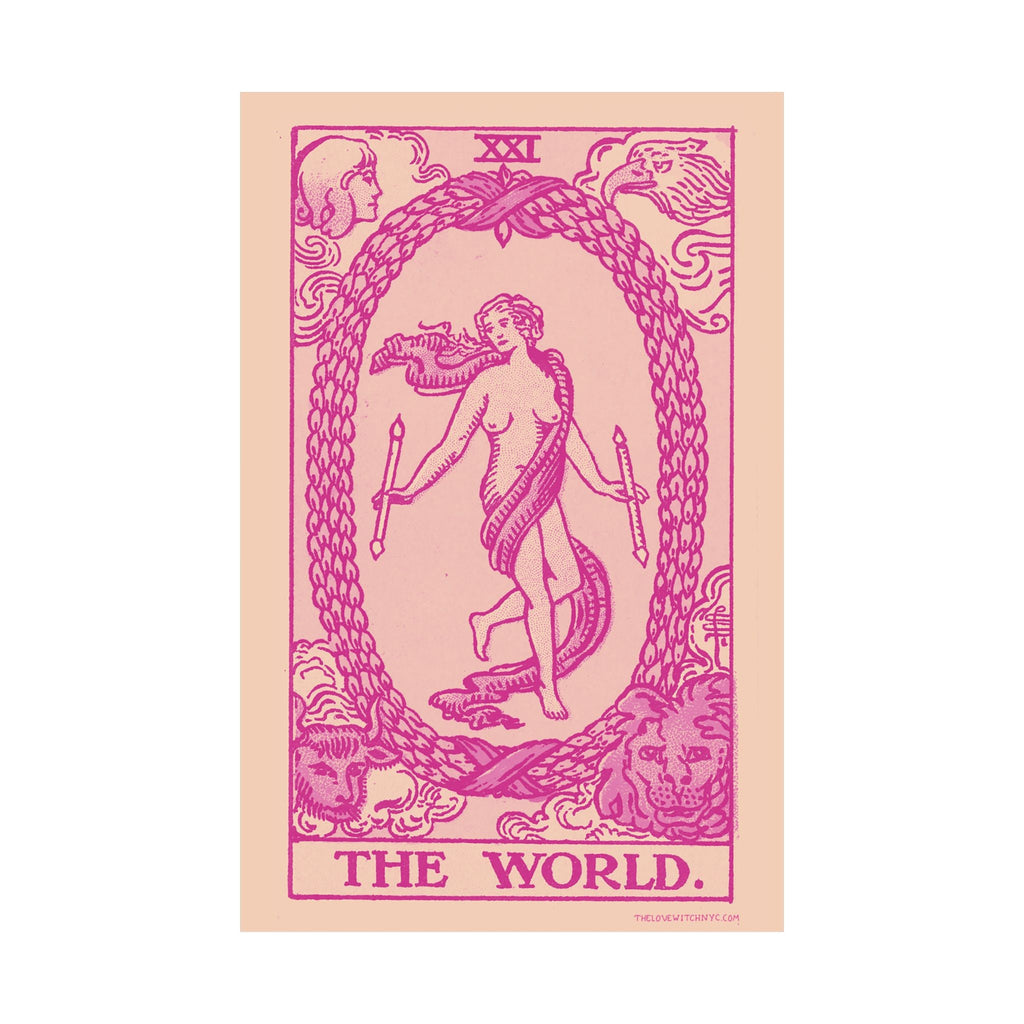 The World Tarot Card Poster by The Love Witch