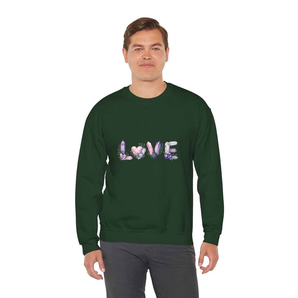 LOVE Crystal Letter Design
