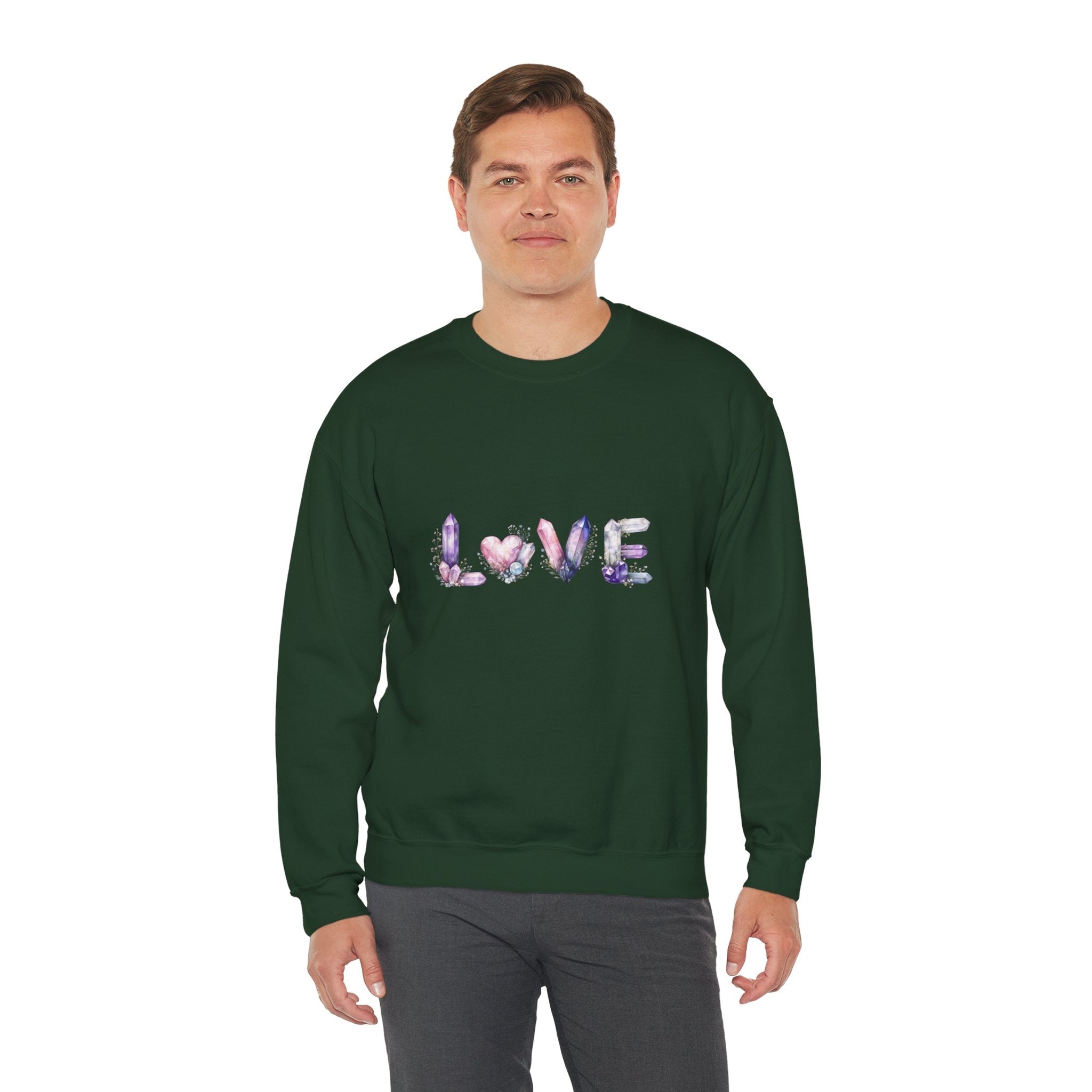 LOVE Crystal Letter Design