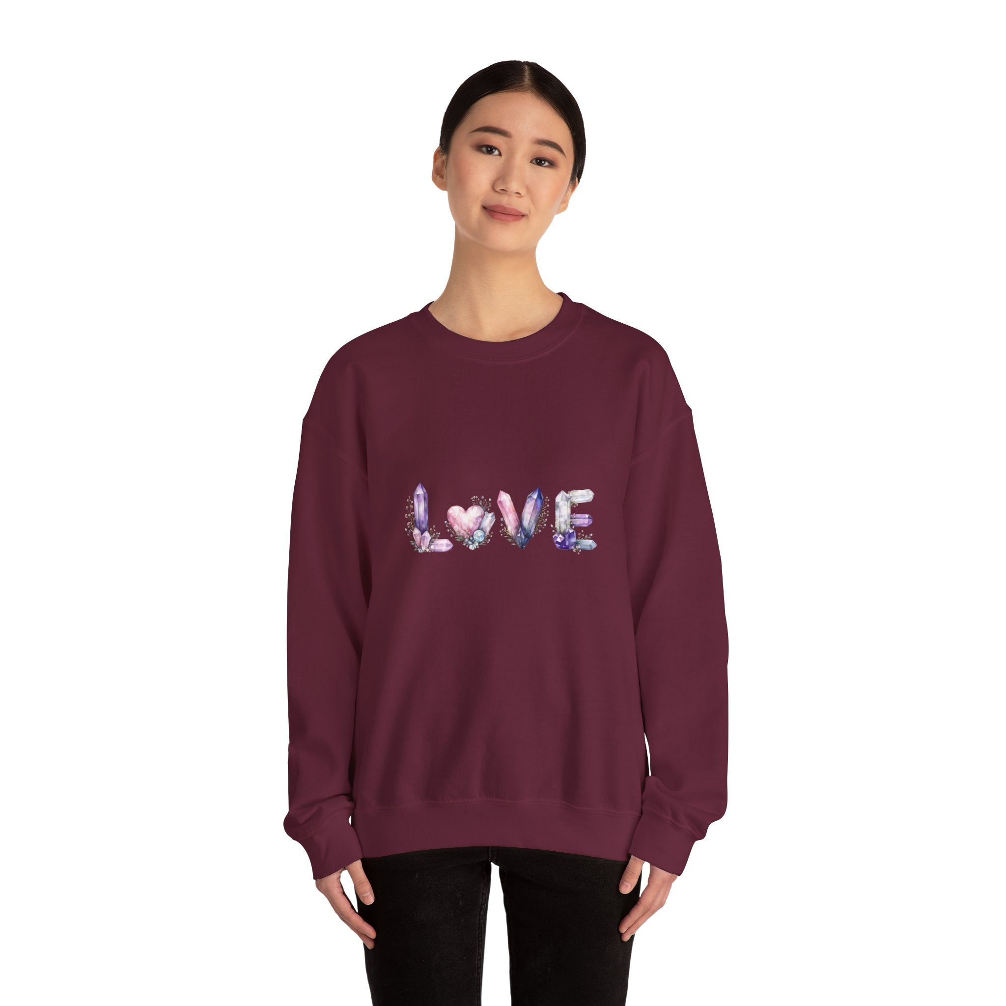 LOVE Crystal Letter Design