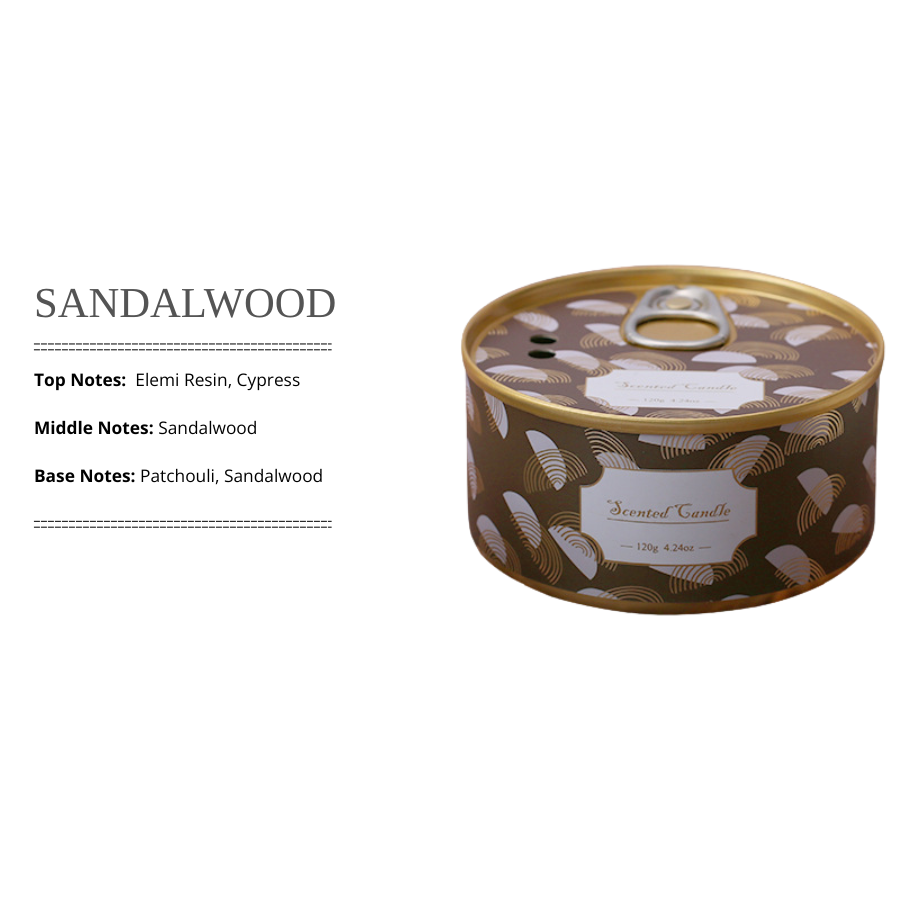 Vintage Canned Scented Candle, Handmade Soy Wax Candle with Light and Elegant Aroma, Clean and Low-Smoke Decorative Candle for Home Décor and Gift Giving