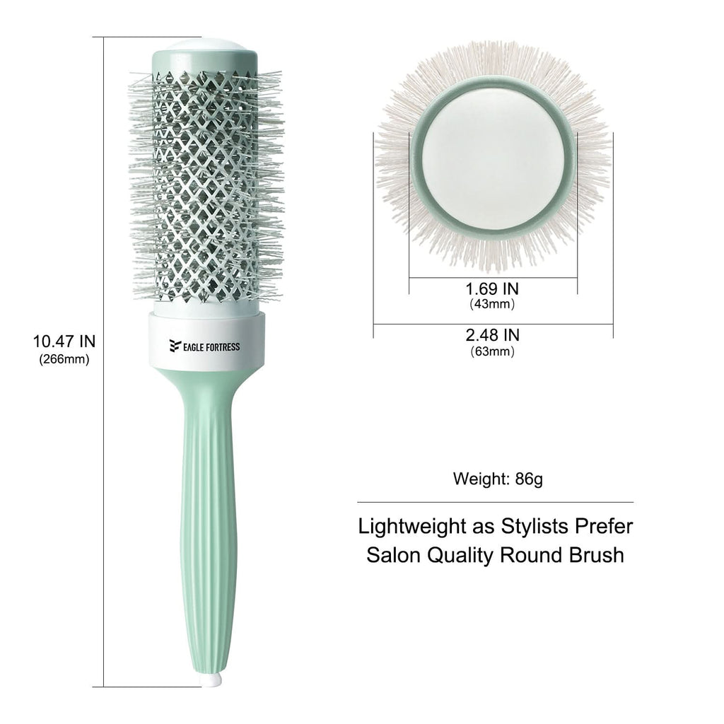 Eagle Fortress Professional Round Hair Brush 1.69 in
