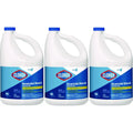 Three bottles of Clorox germicidal bleach on a white background