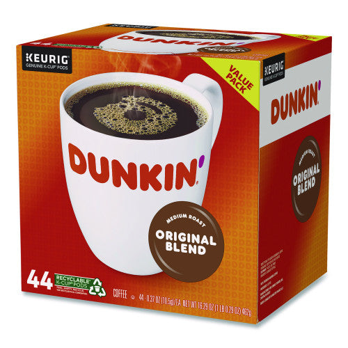 Dunkin' Donuts coffee package with a cup on a white background