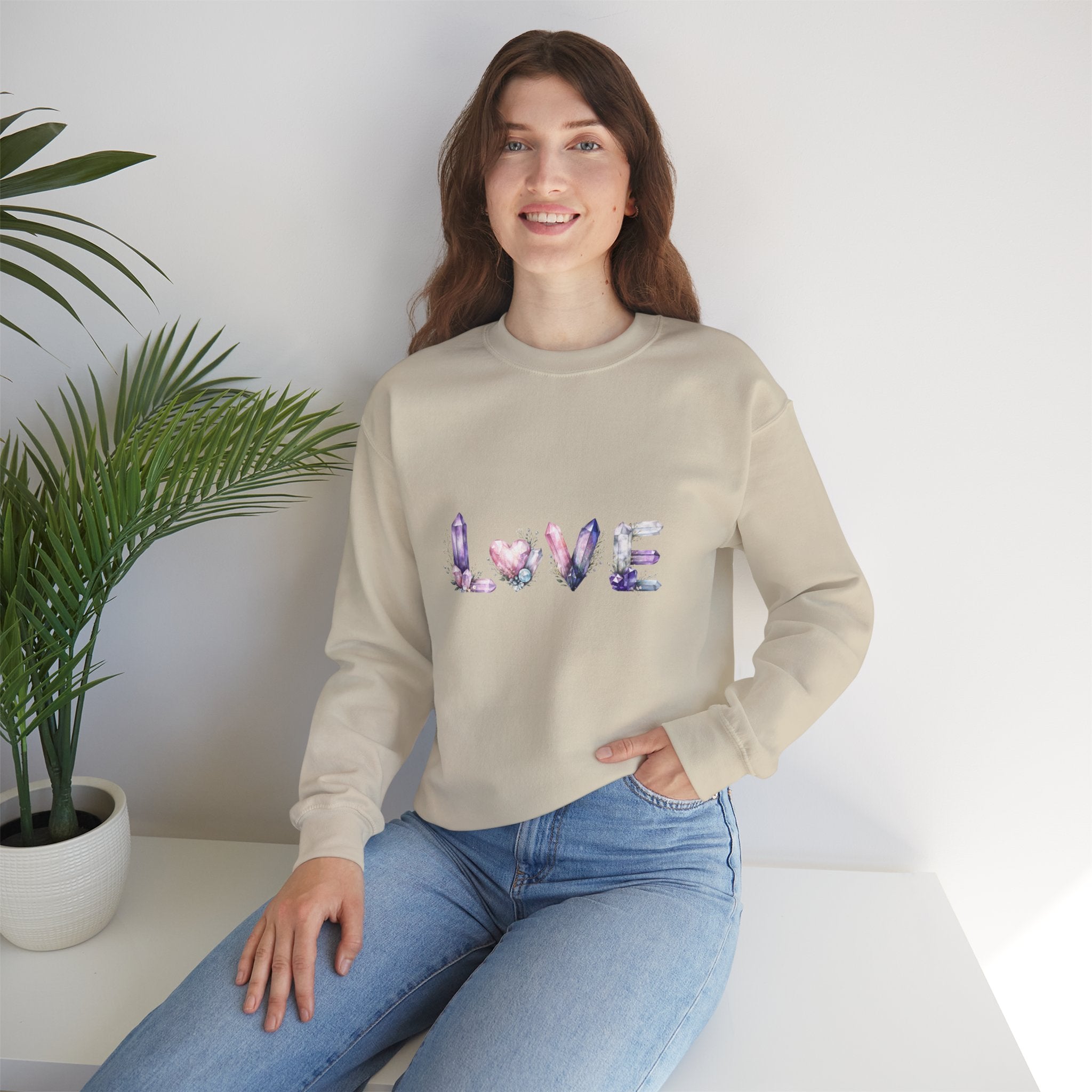 LOVE Crystal Letter Design