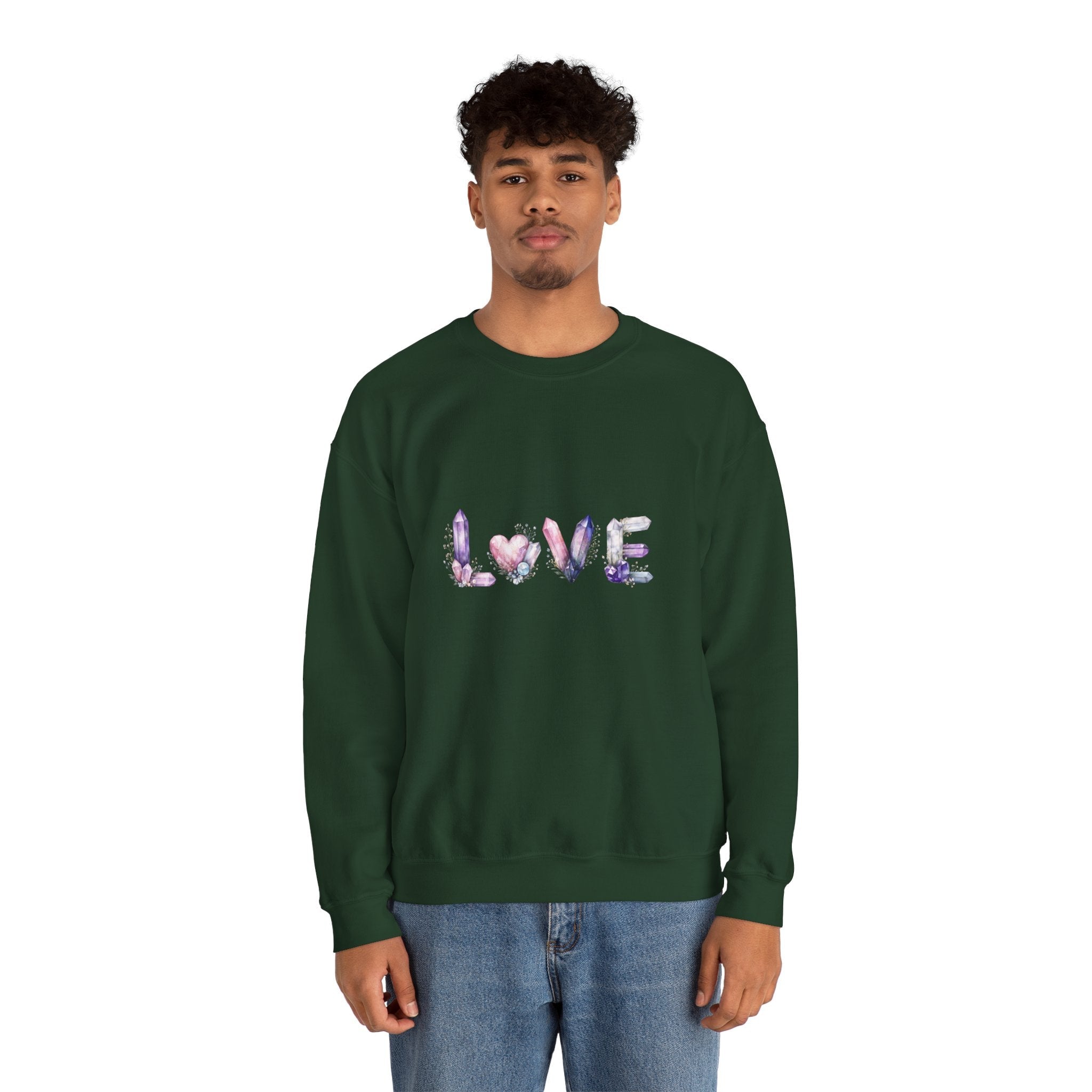LOVE Crystal Letter Design