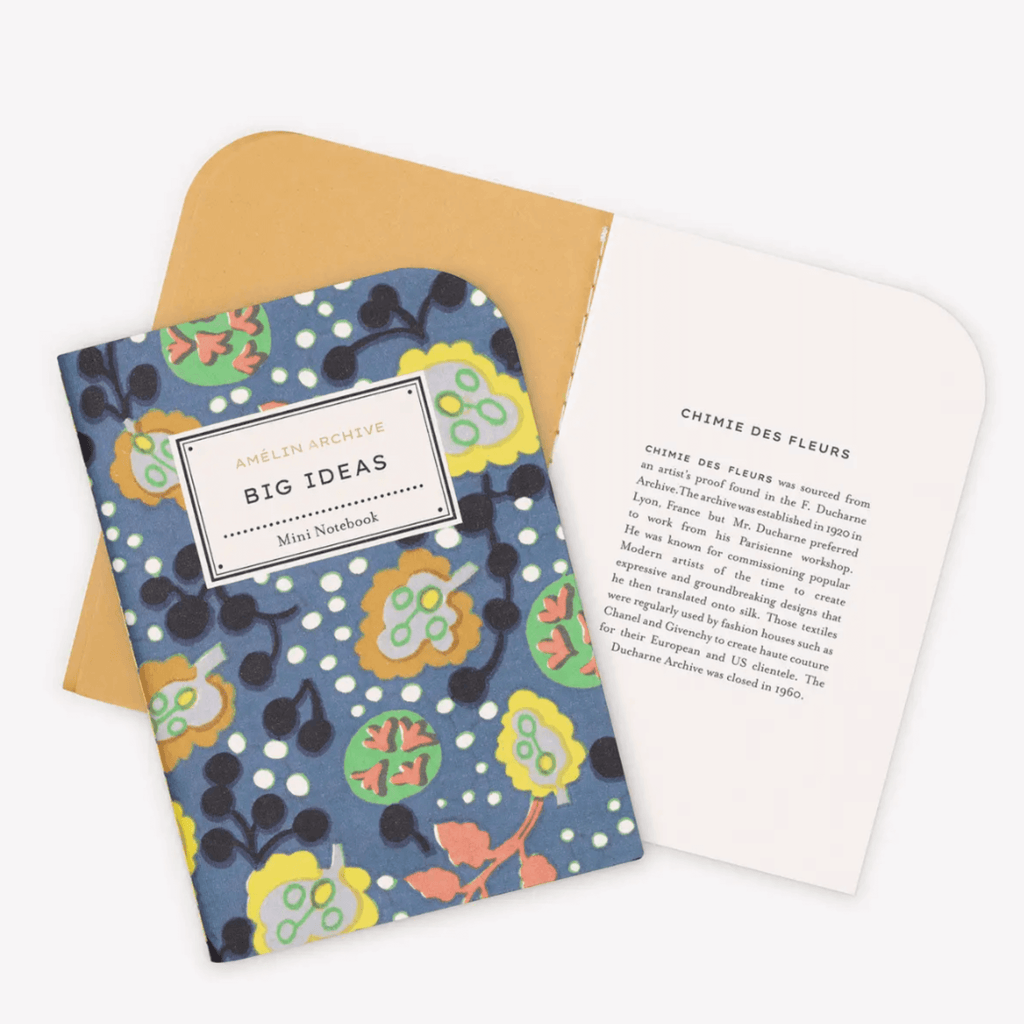 BIG IDEAS NOTEBOOK, SET OF 3 - ABSTRACTE/ARP/CHIMIE DES FLEURS