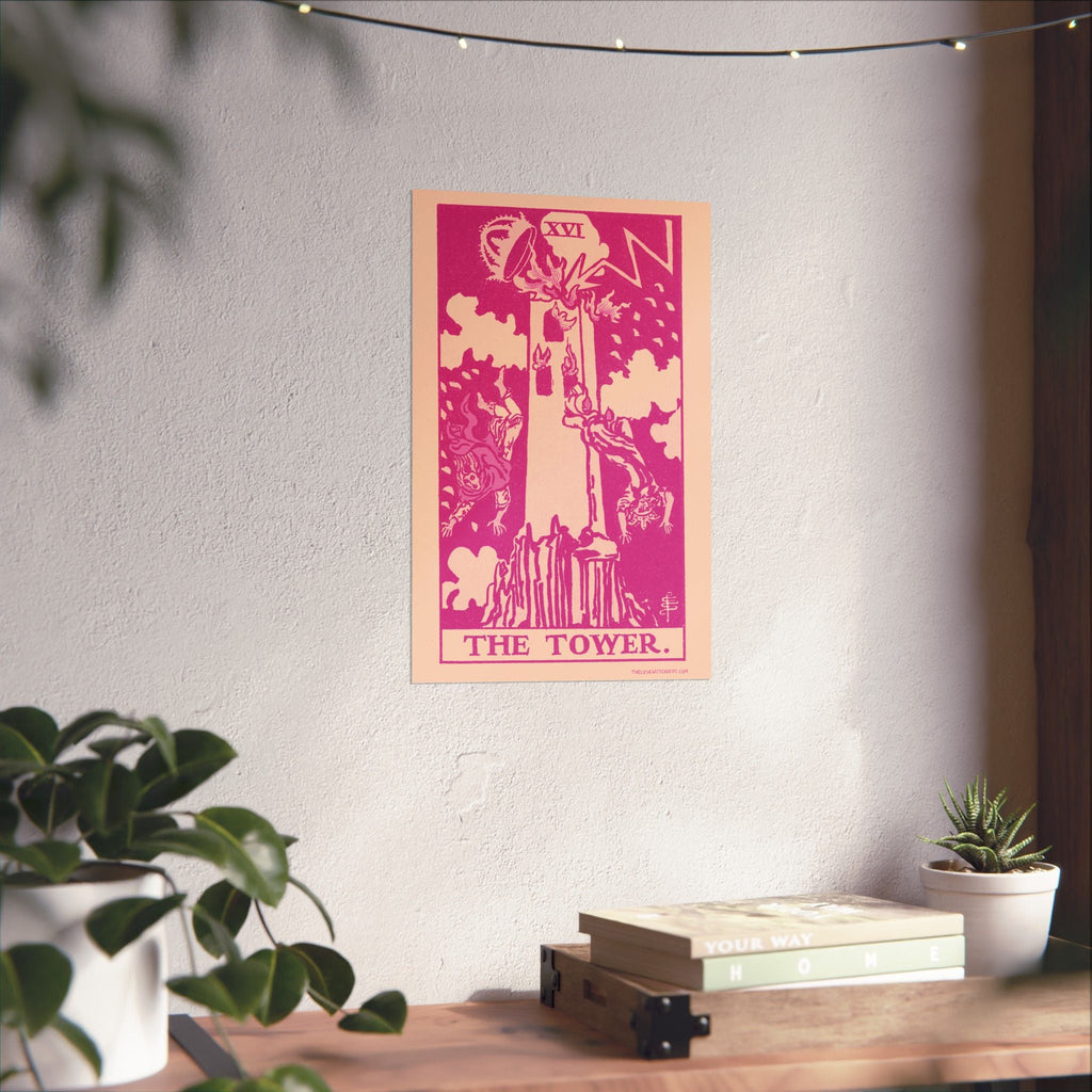 The Tower Tarot Card Poster by The Love Witch