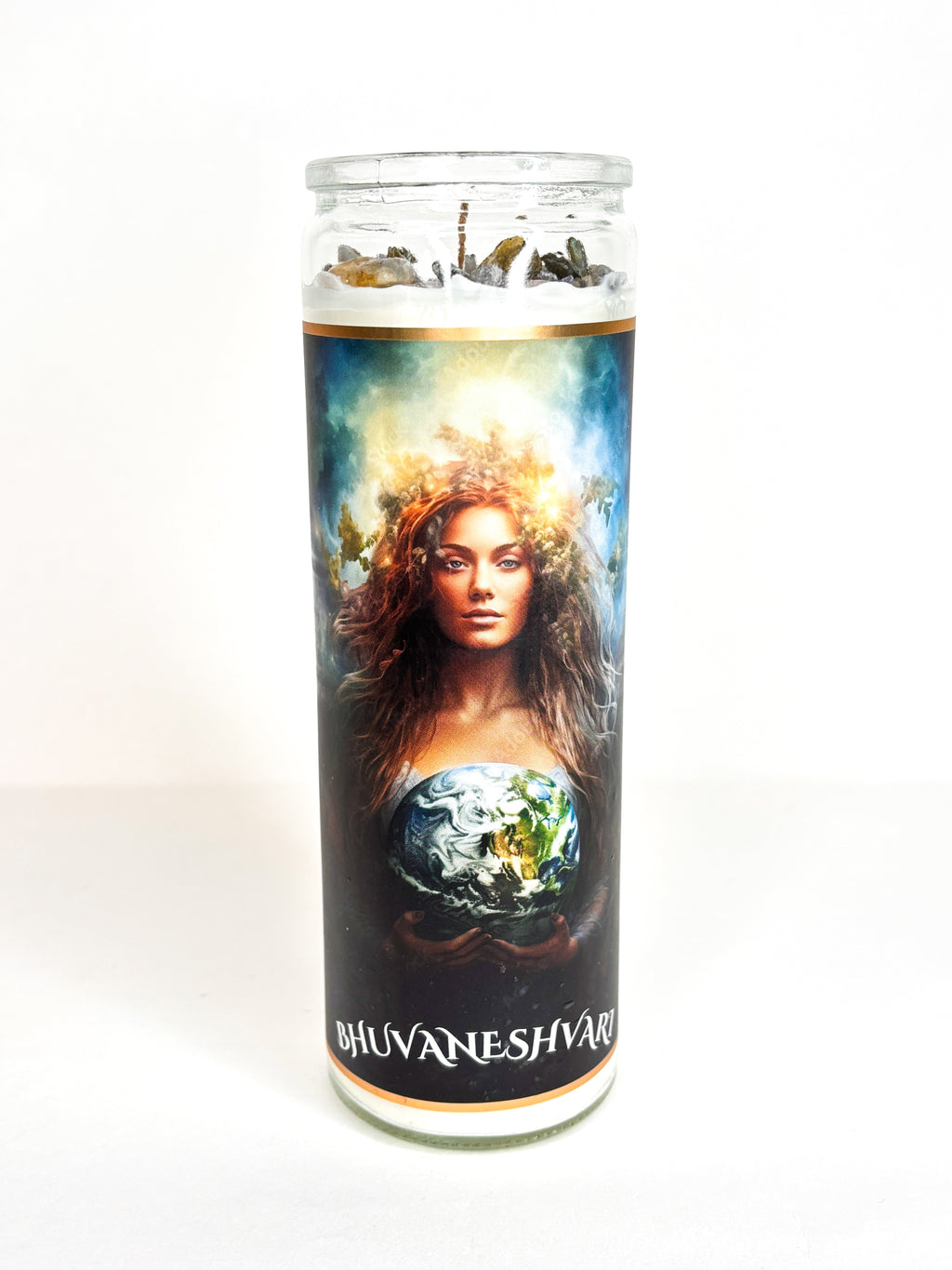 Bhuvaneshvari Crystal Altar Candle